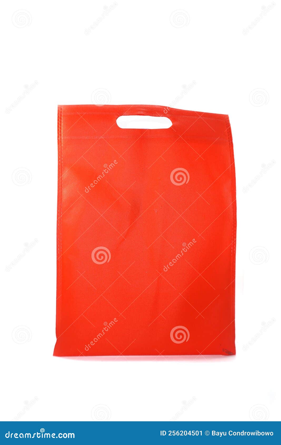 Red Goodie Bag Fabric Isolated on White Stock Image Image of gift