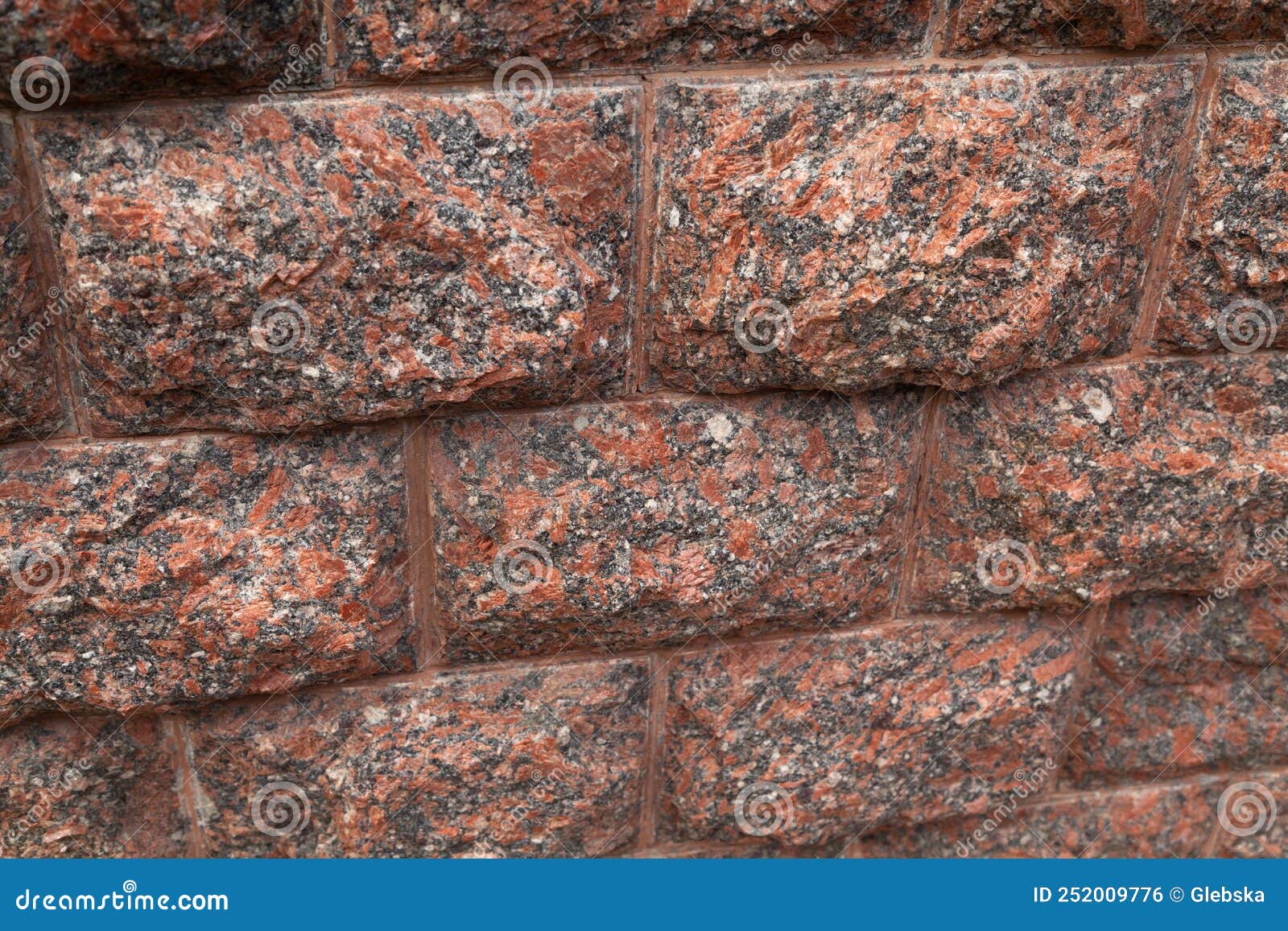 Red Granite Natural Stone Wall Stock Photo - Image of rough, beautiful:  252009776, image size:1600x1157