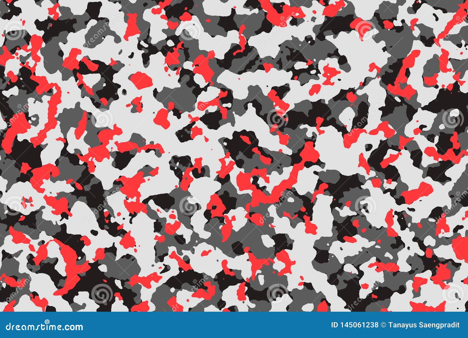 Red and Gray Camouflage Pattern Blackground Stock Illustration -  Illustration of classic, military: 145061238