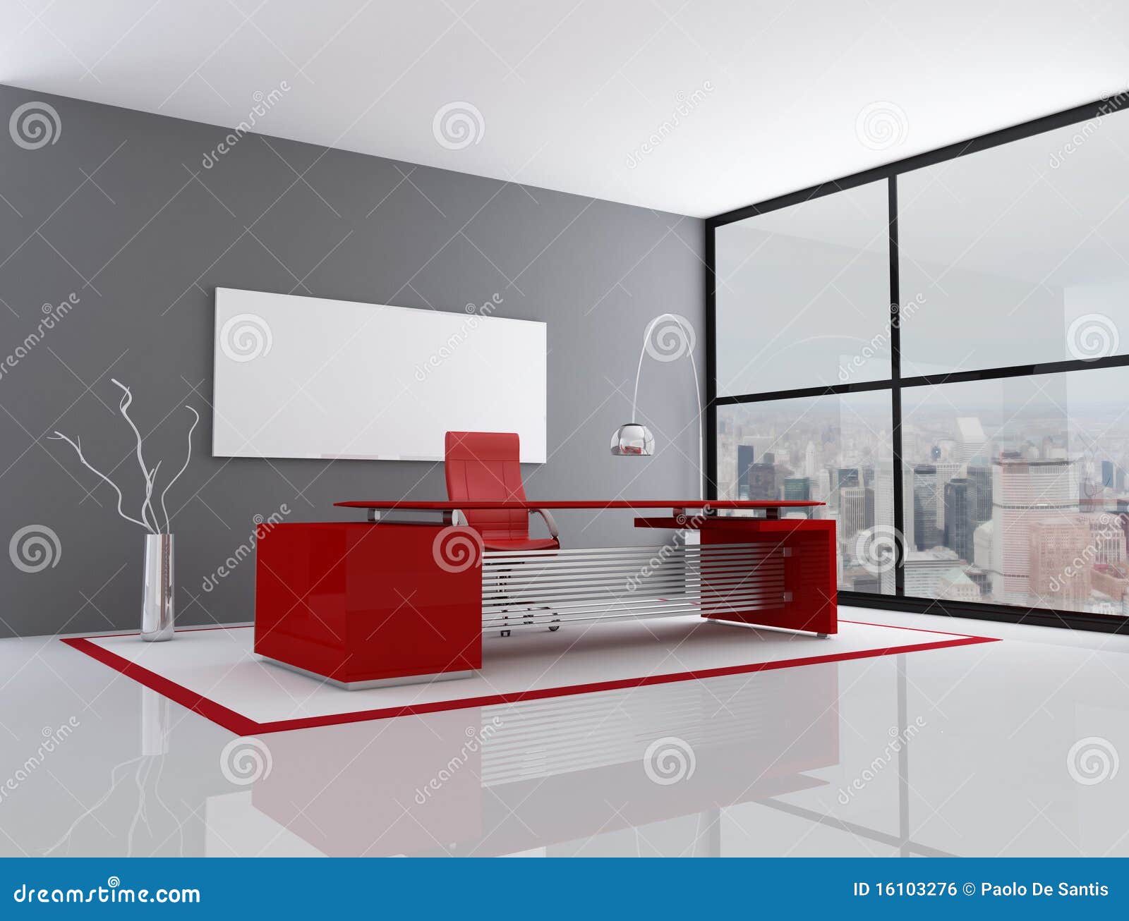 Red And Gray City Office Royalty Free Stock Image Image 16103276