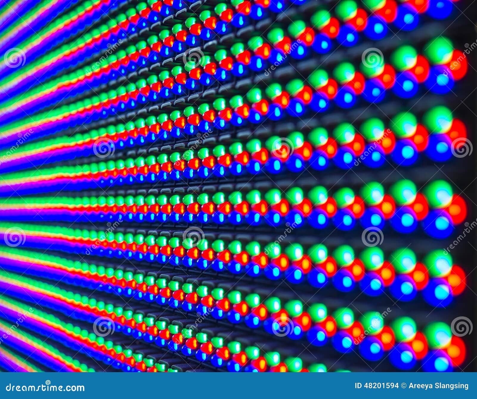 Red, Green, Blue of LED Diod on Panel Stock Photo Image of pattern