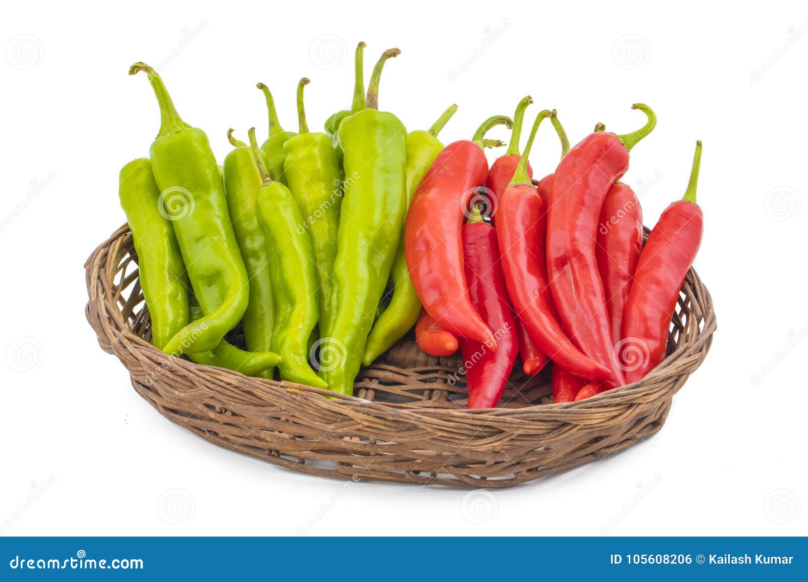 Red and Green Chilli stock photo. Image of chili, peper - 105608206