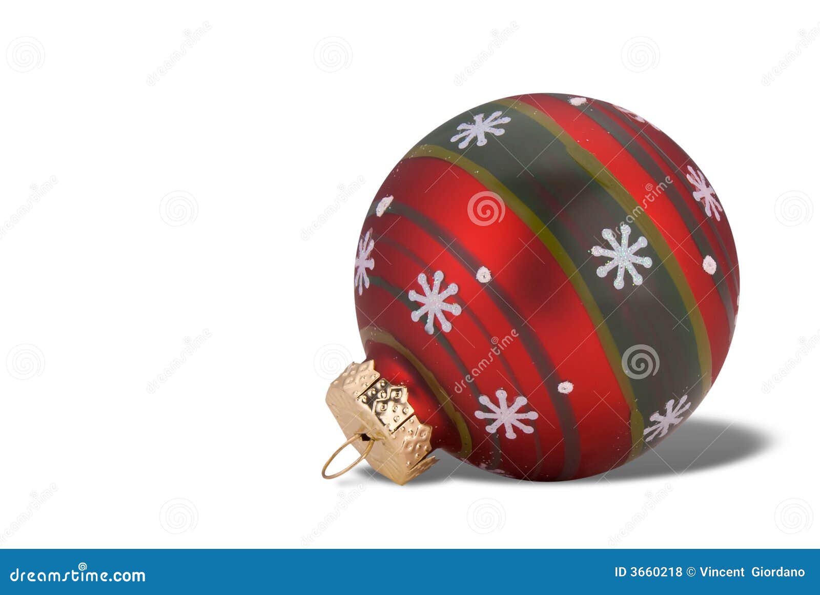Red and Green Christmas Ball Stock Photo - Image of flake, sparking ...