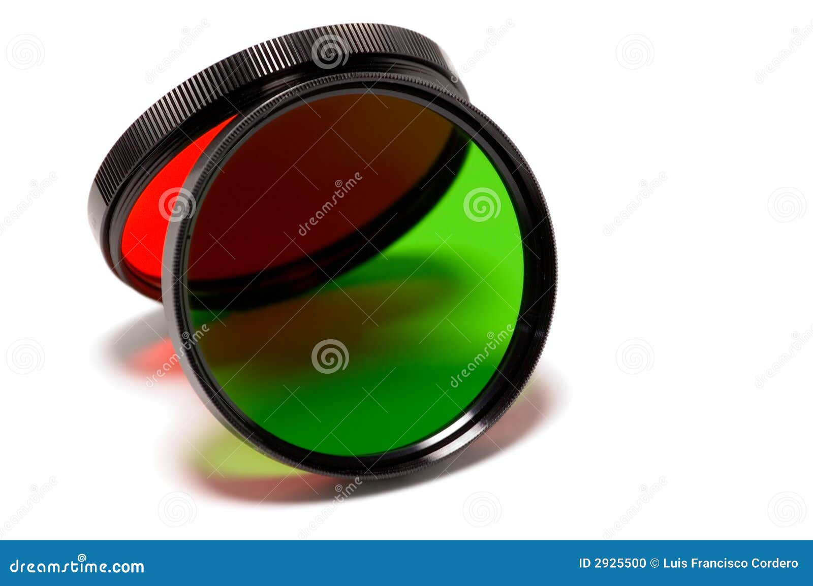 Red and green filters 2 stock photo. Image of color, green 2925500
