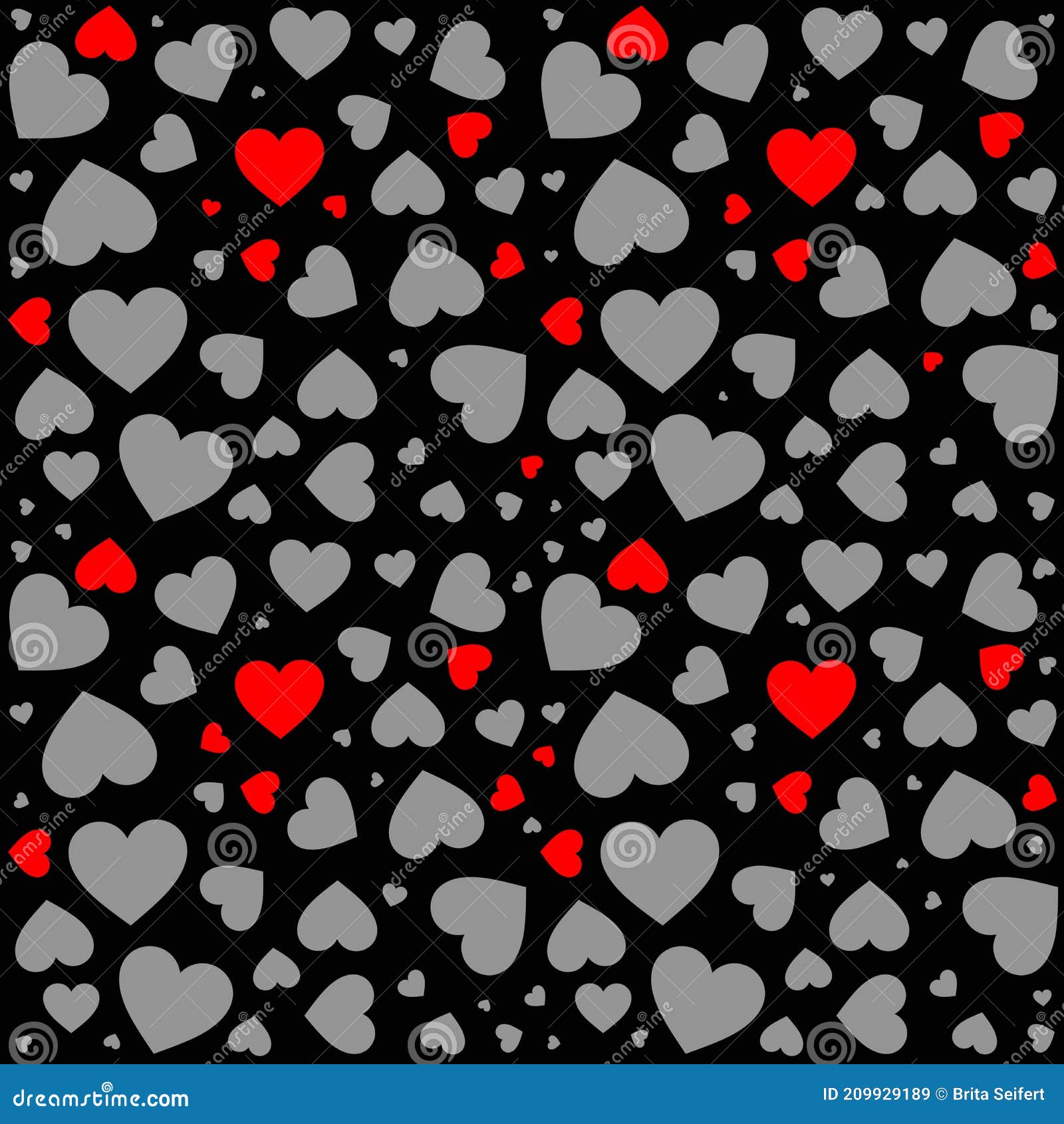 Black And Red Heart HD wallpaper