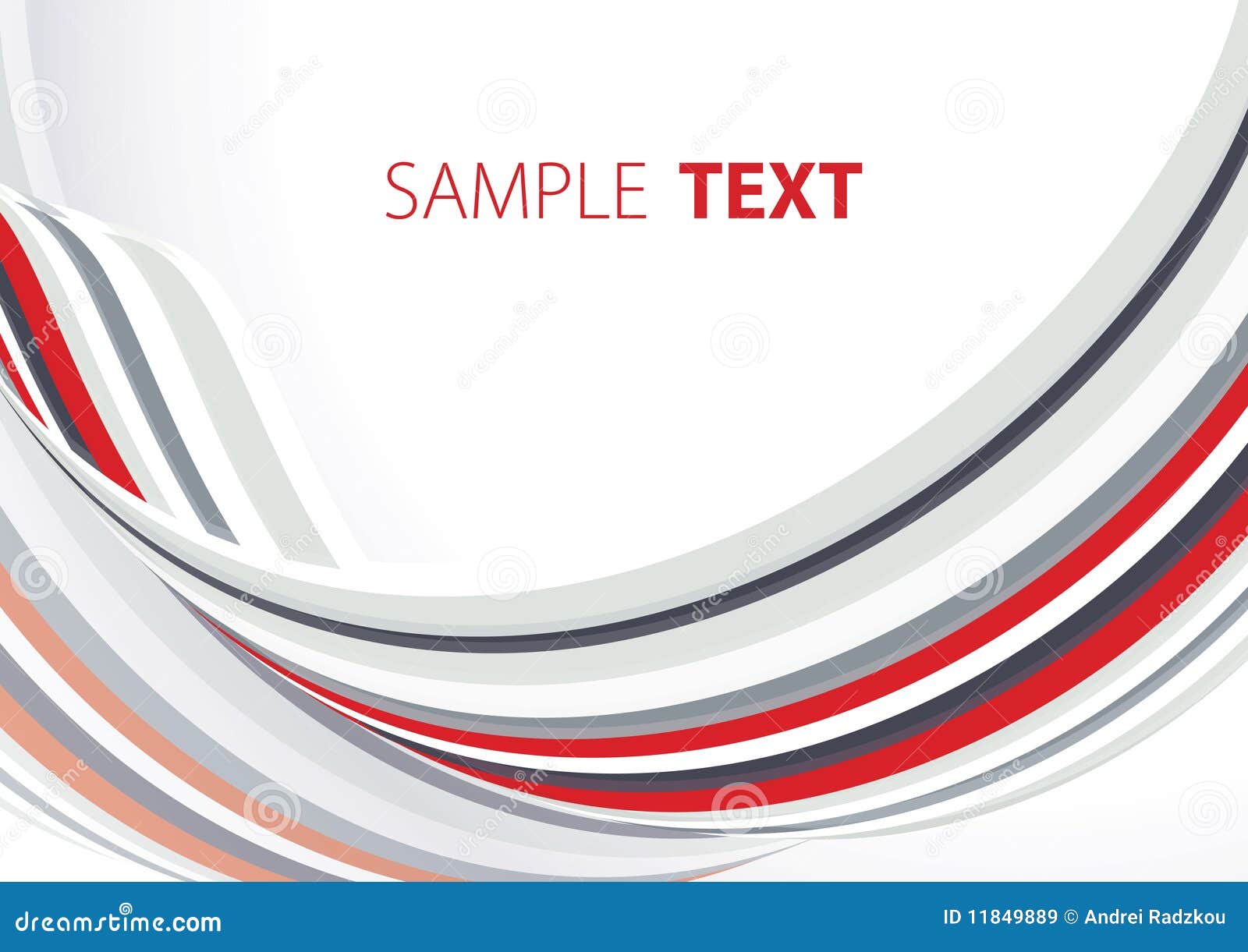 Red and grey template stock vector. Illustration of curve - 11849889