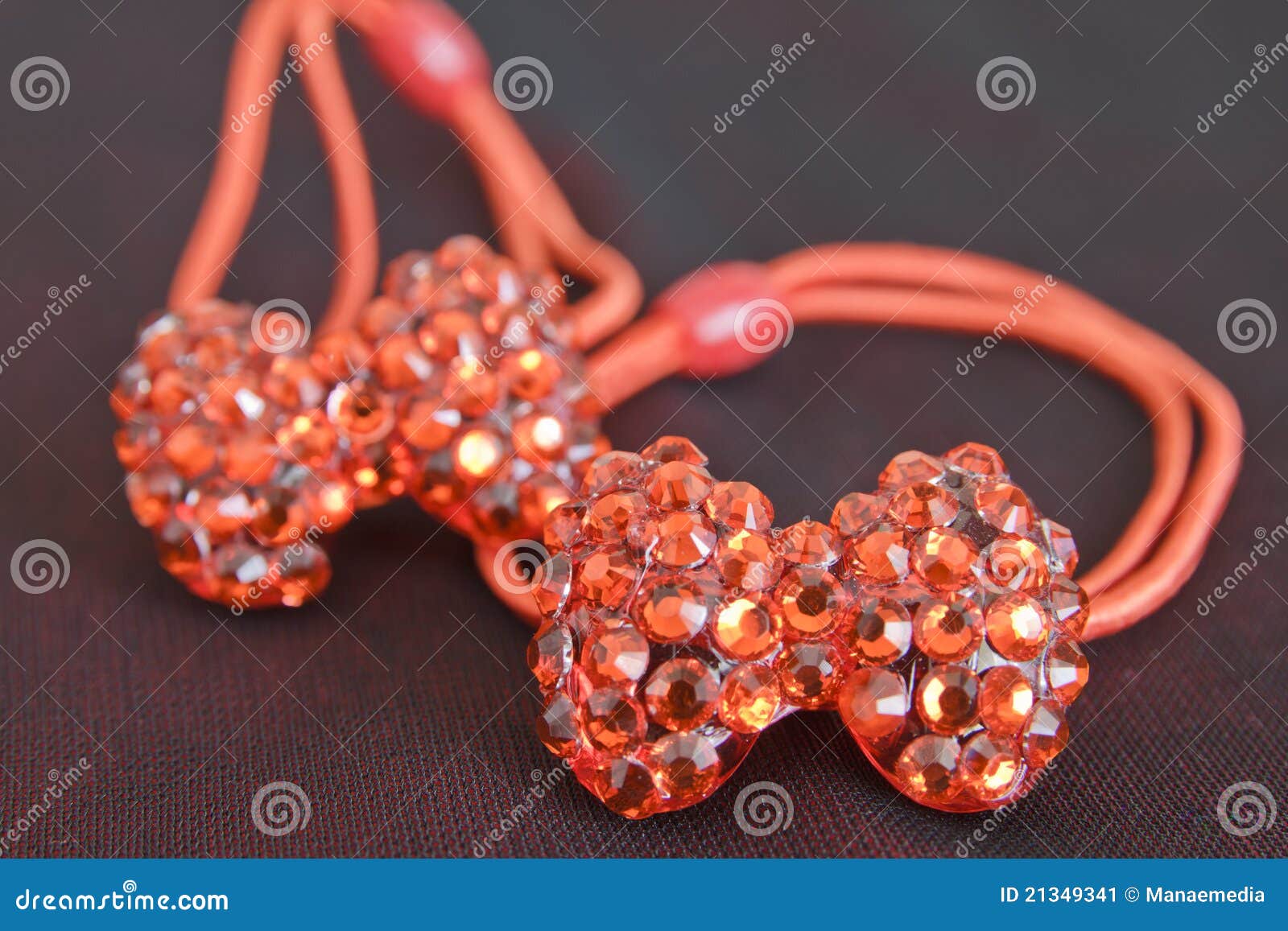 Red hair clips stock image. Image of style, gift, hair 21349341