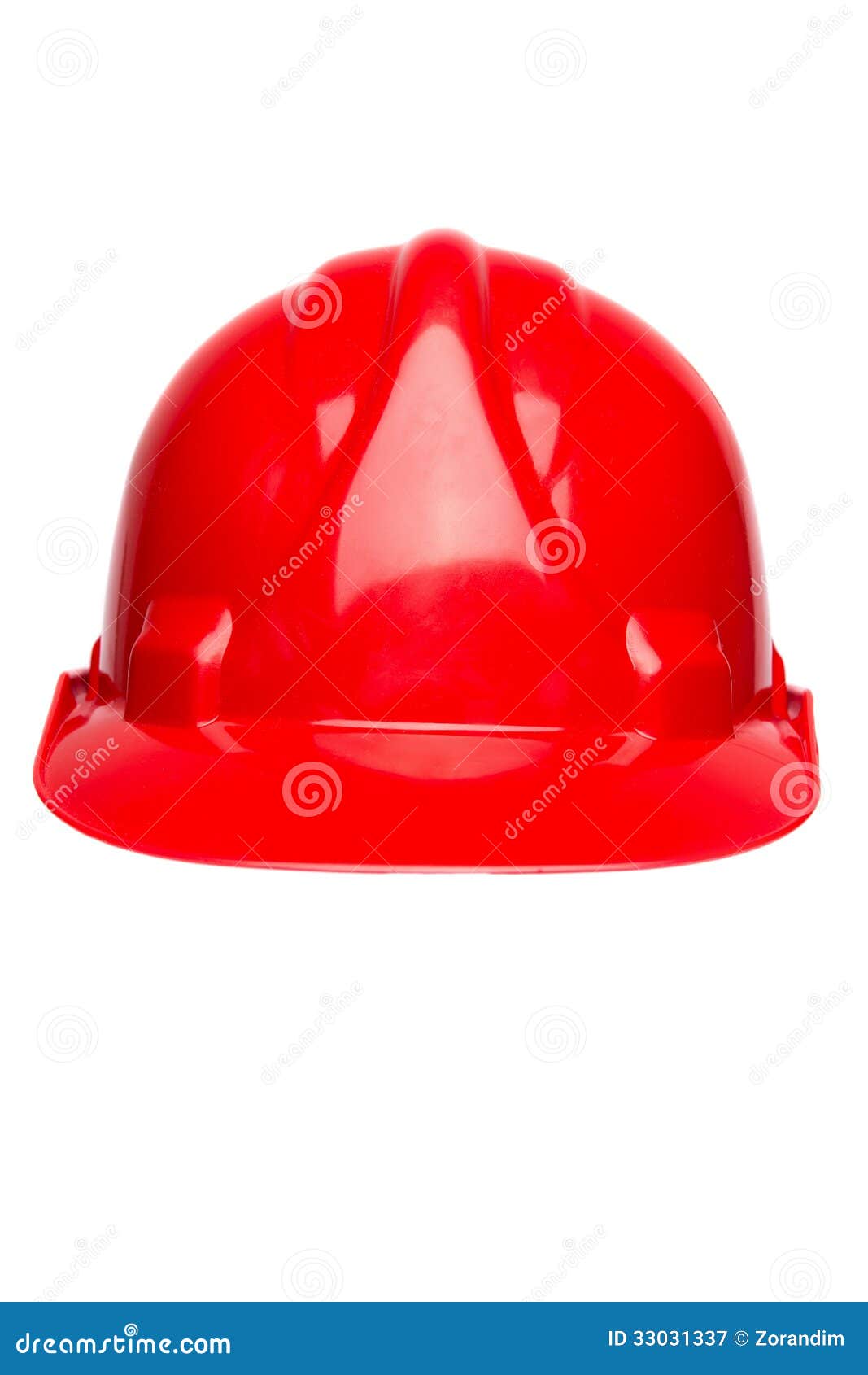 Red Hard Hat Isolated on White Stock Image Image of caution, isolated