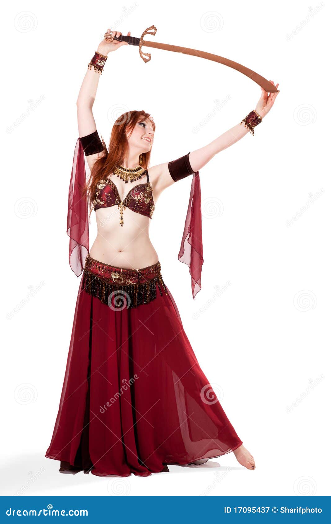 Beautiful exotic belly dancer woman Stock Photo by ©Meggan 7844958