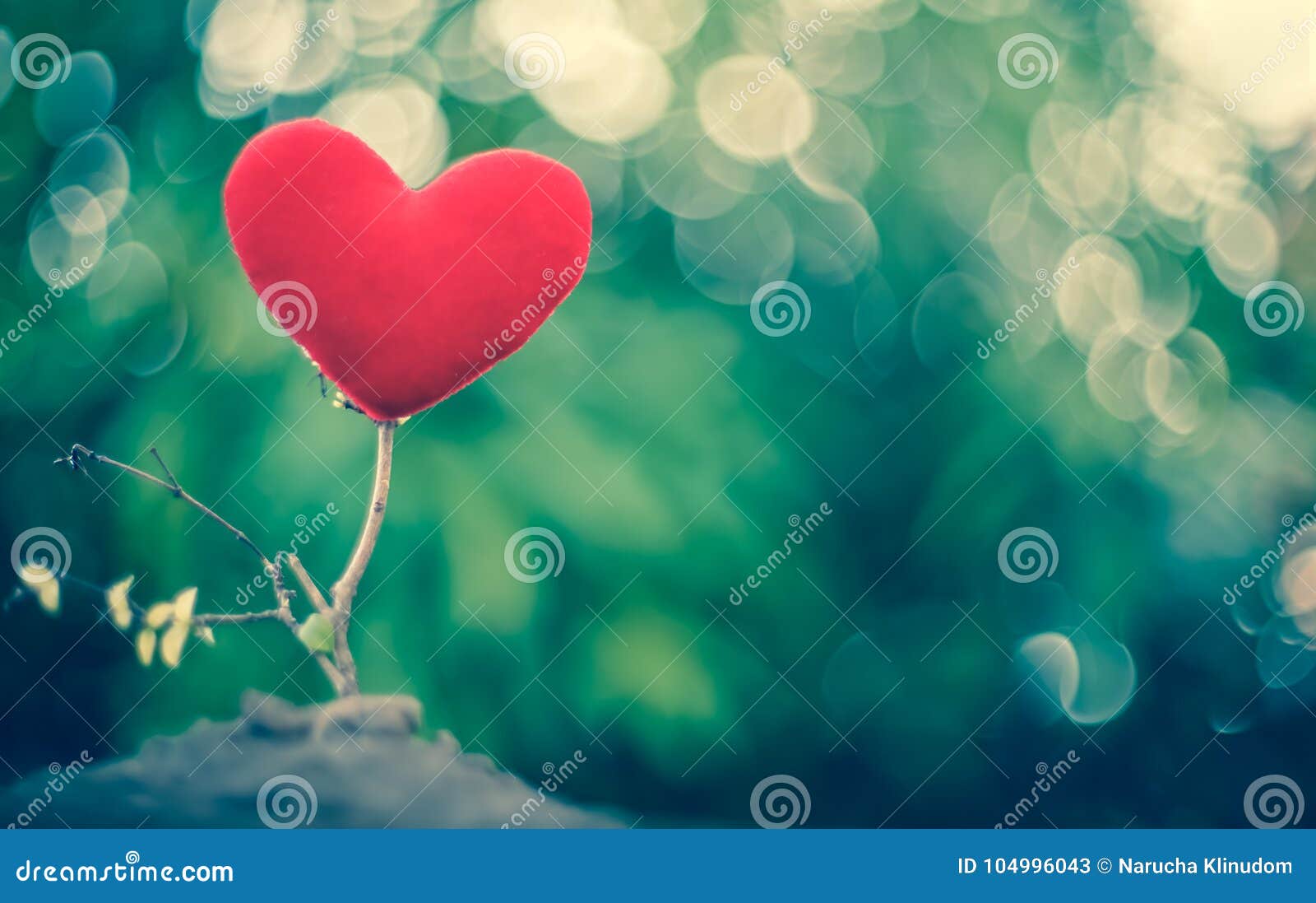 Red heart tree stock image. Image of happy, forever 104996043