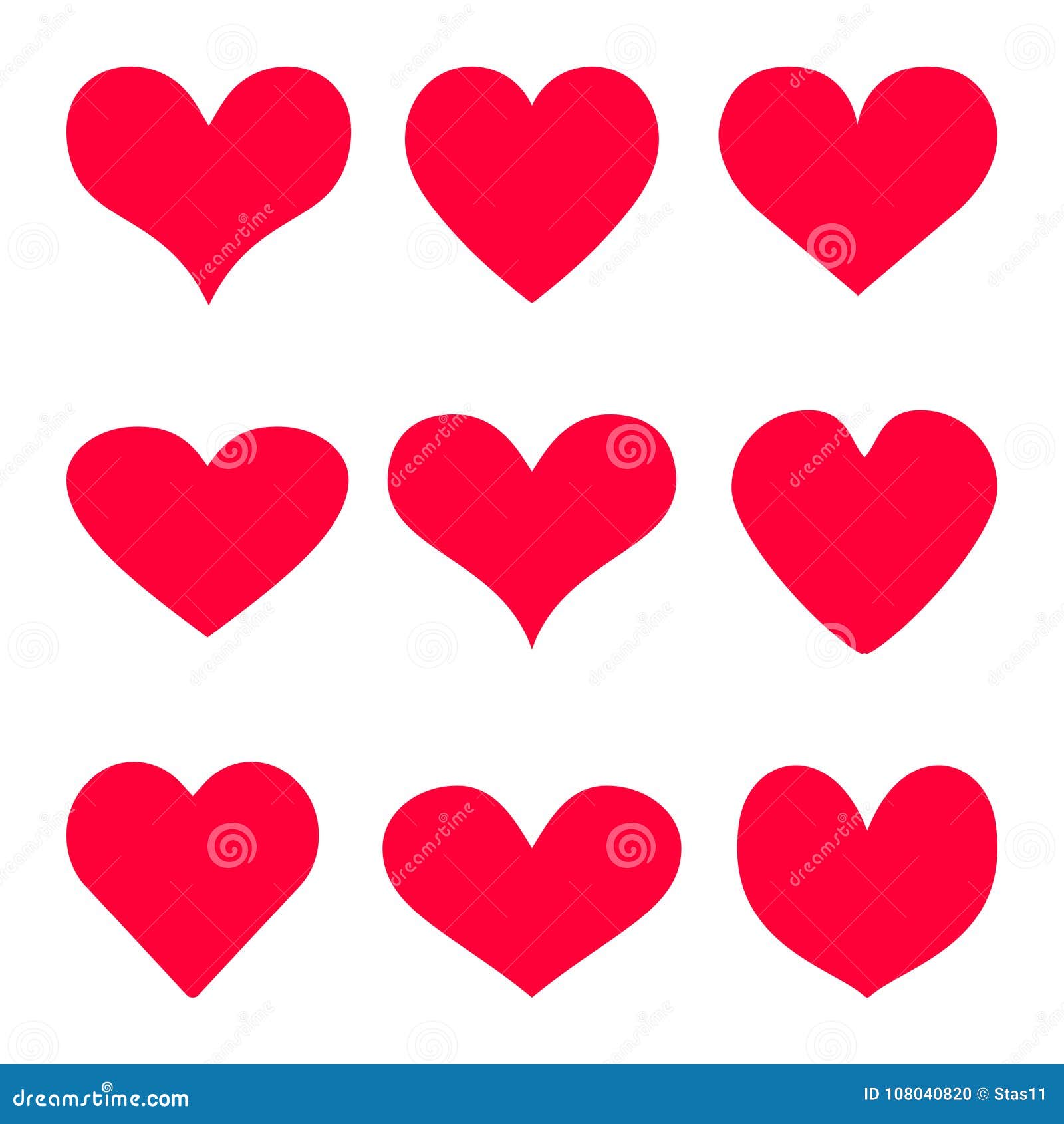 red heart  icon background set for valentine`s day, medical , love story . health medical flat logo. roma