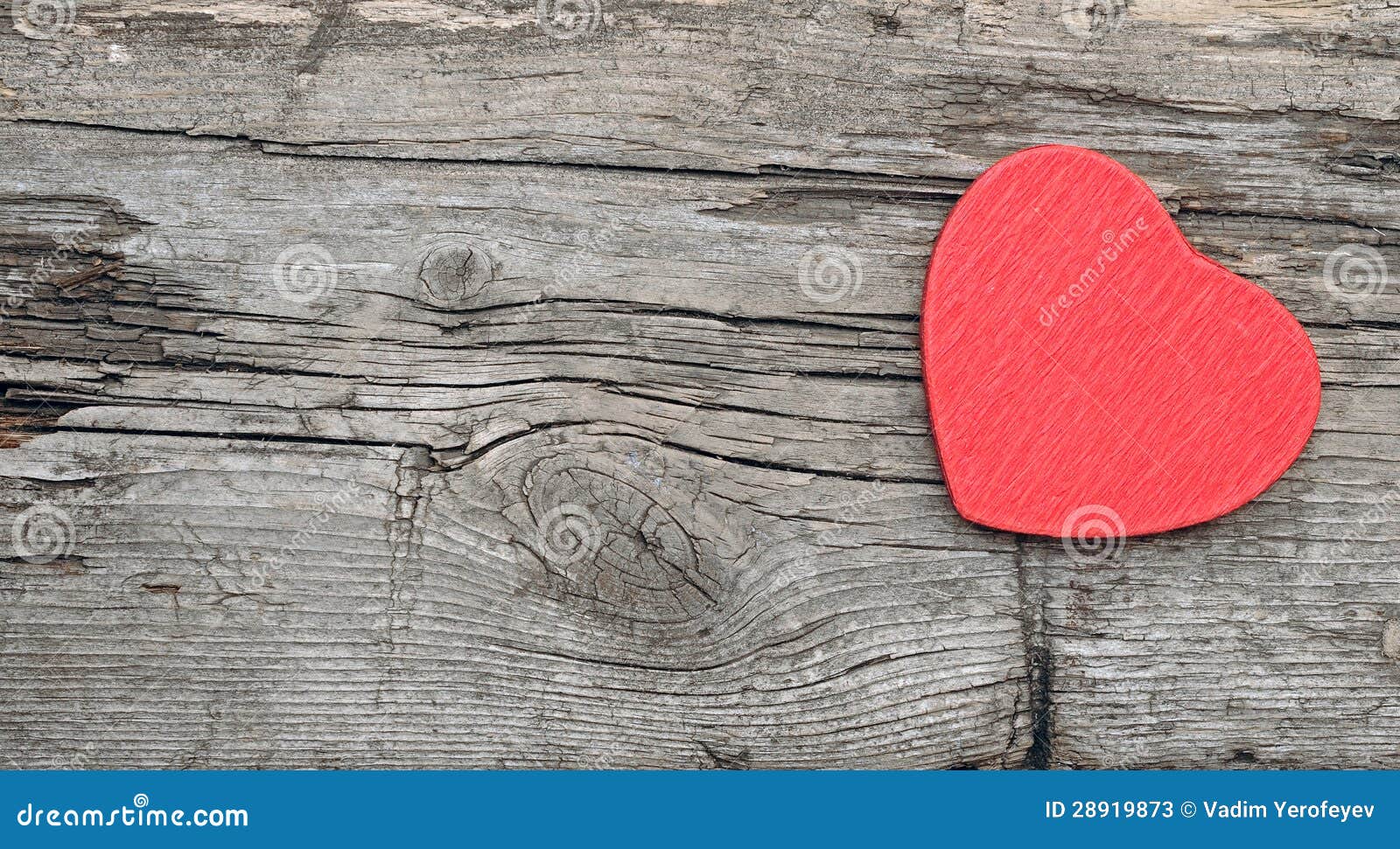 Red heart on wood stock image. Image of beauty, design 28919873