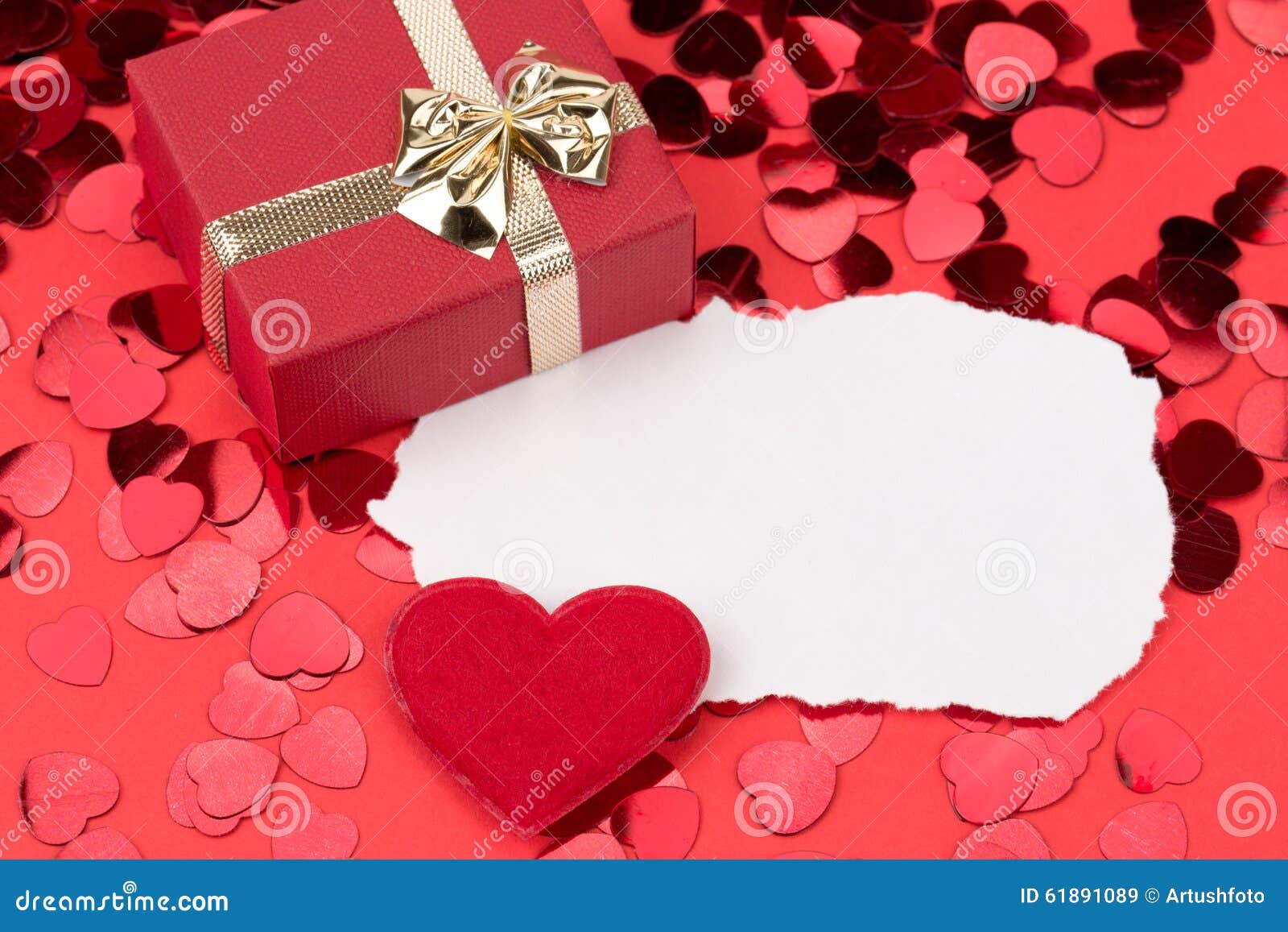 Red hearts confetti stock image. Image of ribbon, hearts 61891089