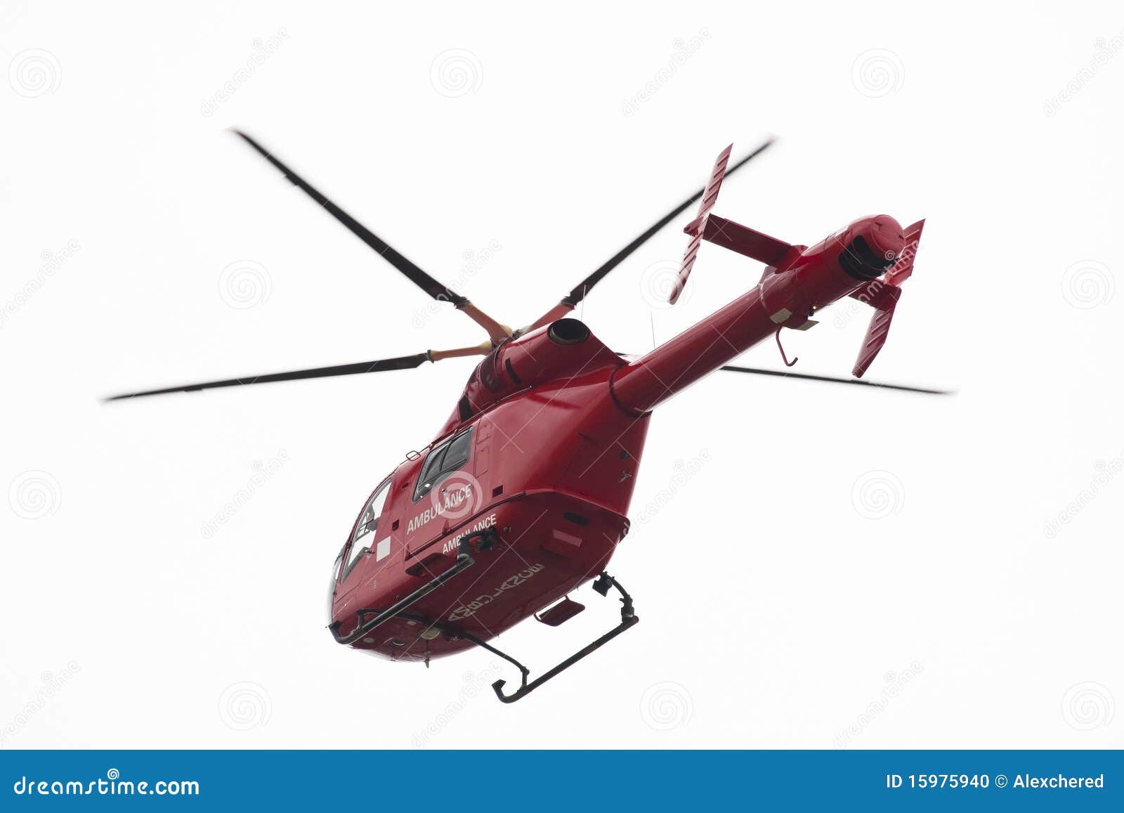 Kiola Designs Red Helicopter Square Tie Clip