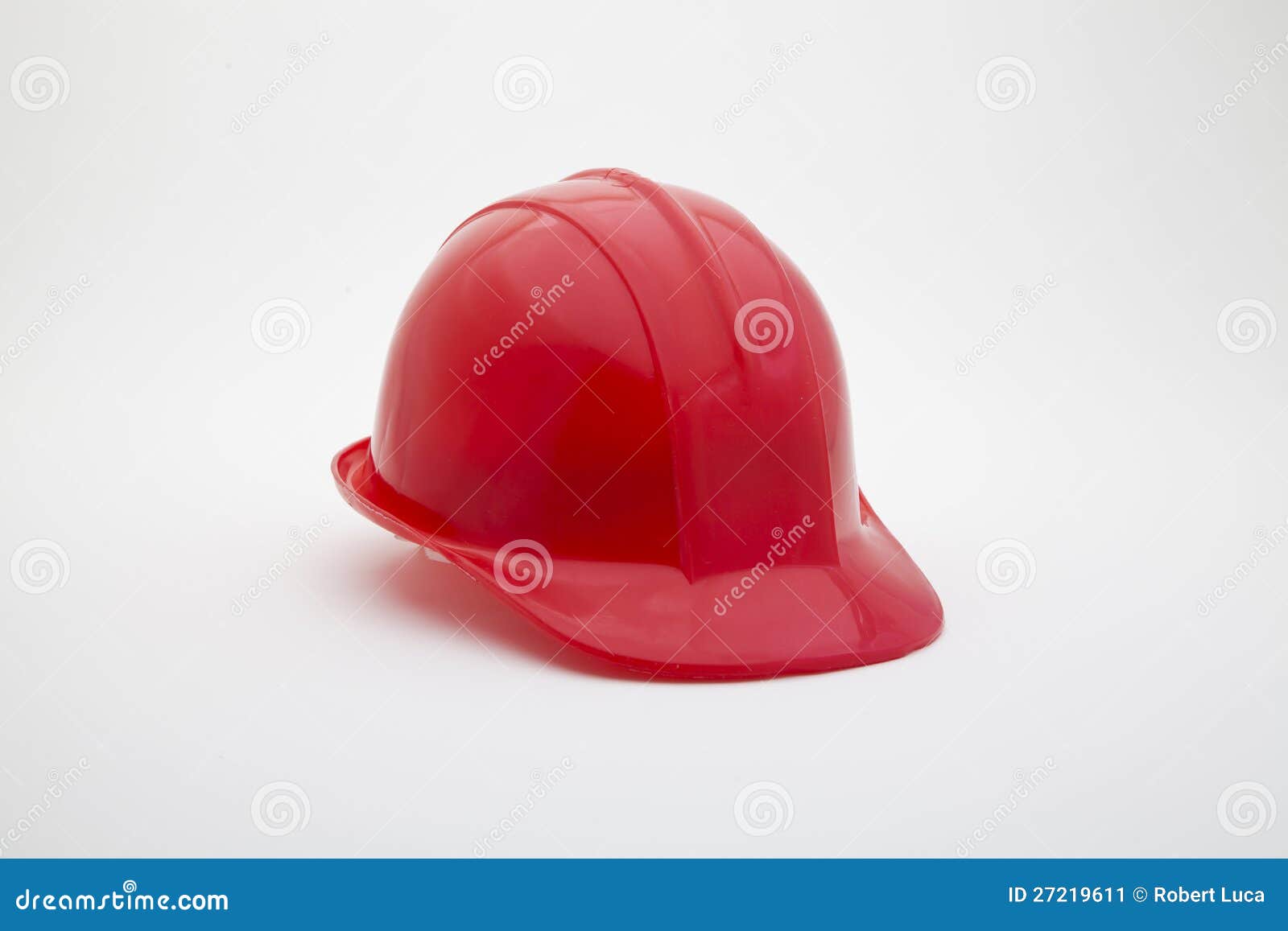 red helmet with clipping path