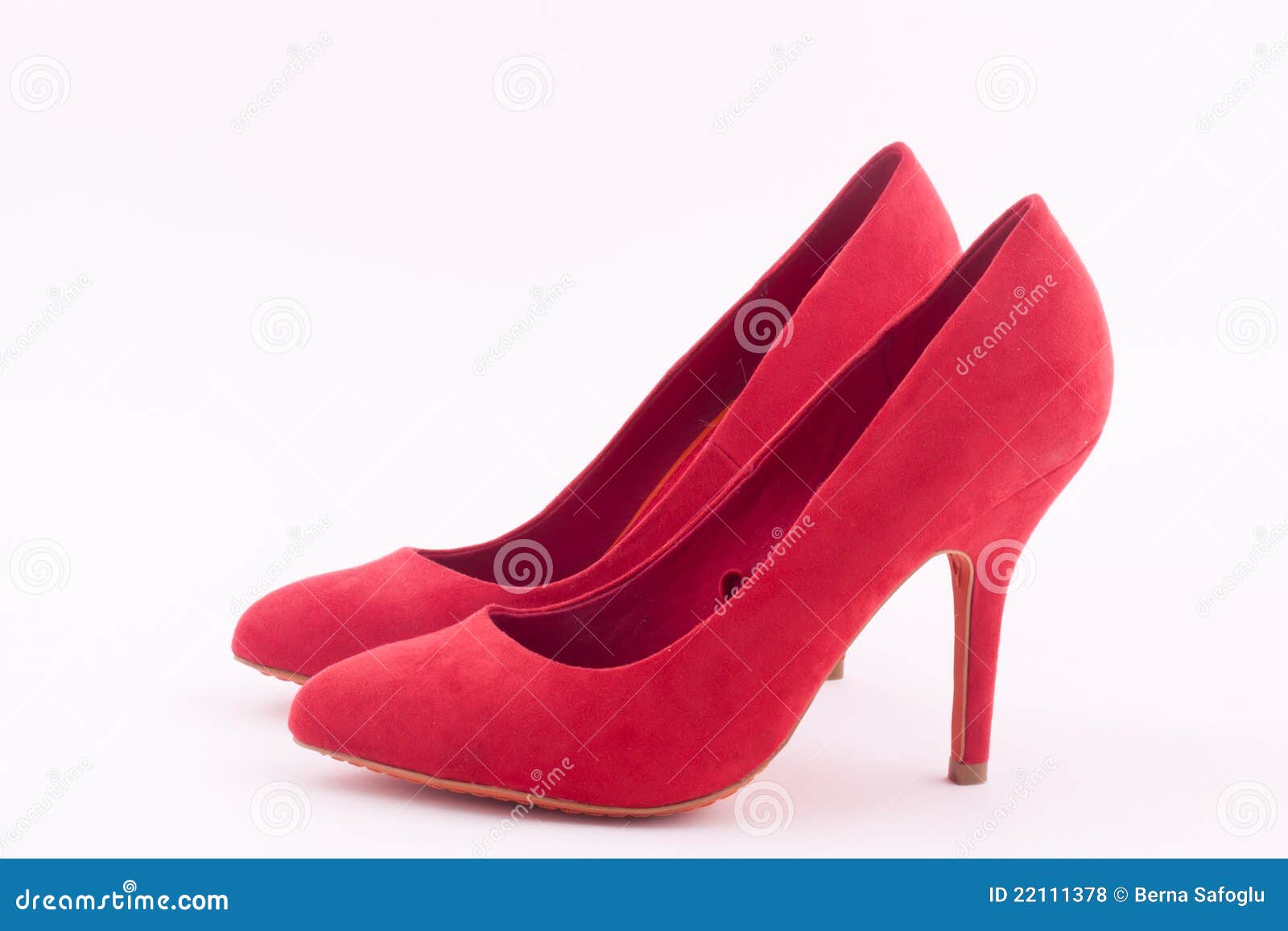 Red high heeled shoes stock photo. Image of heeled, heel - 22111378