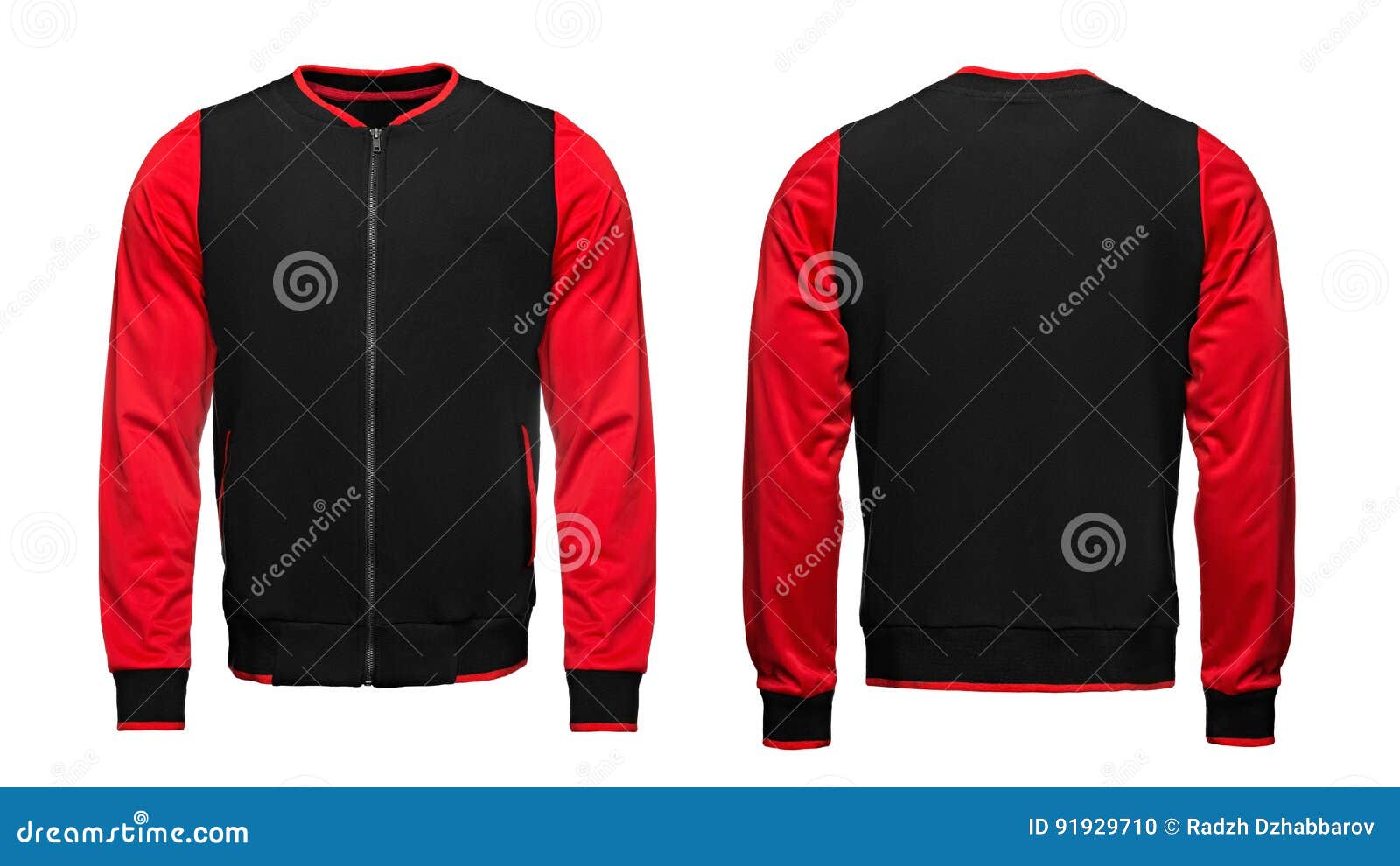 Download Red Hoodie, Sweatshirt Mockup, Isolated On White ...