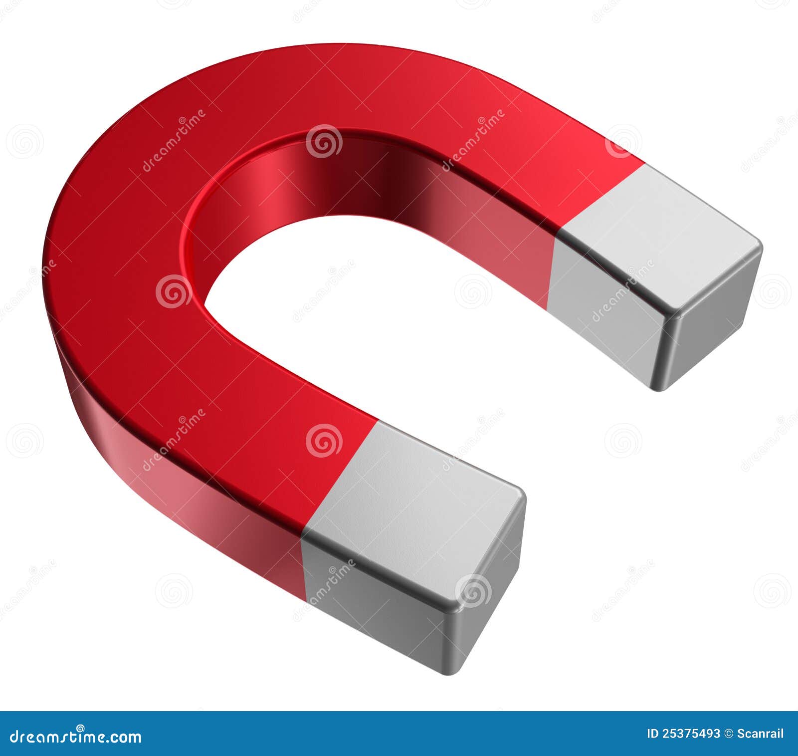 Horseshoe With Lightning Flash Outline Icon. Symbol Of