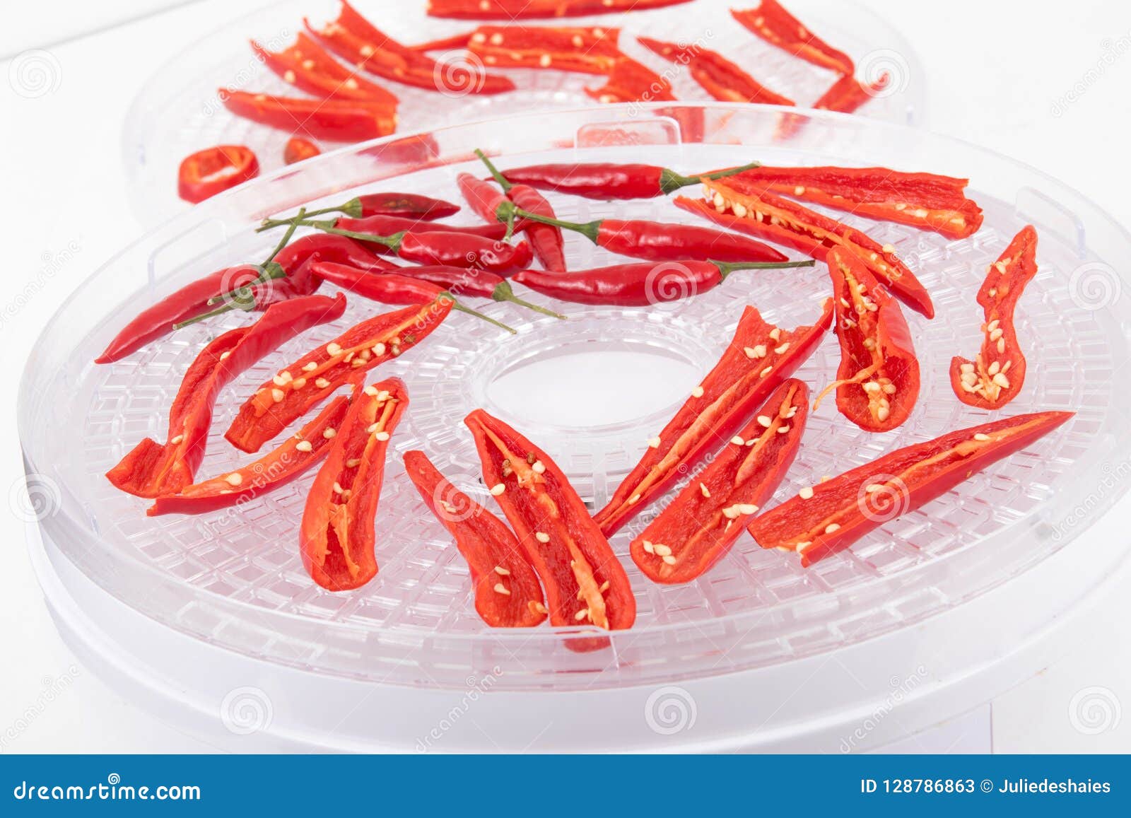 Red Hot Chili Pepper Dehydrating Stock Image Image of capsaicin