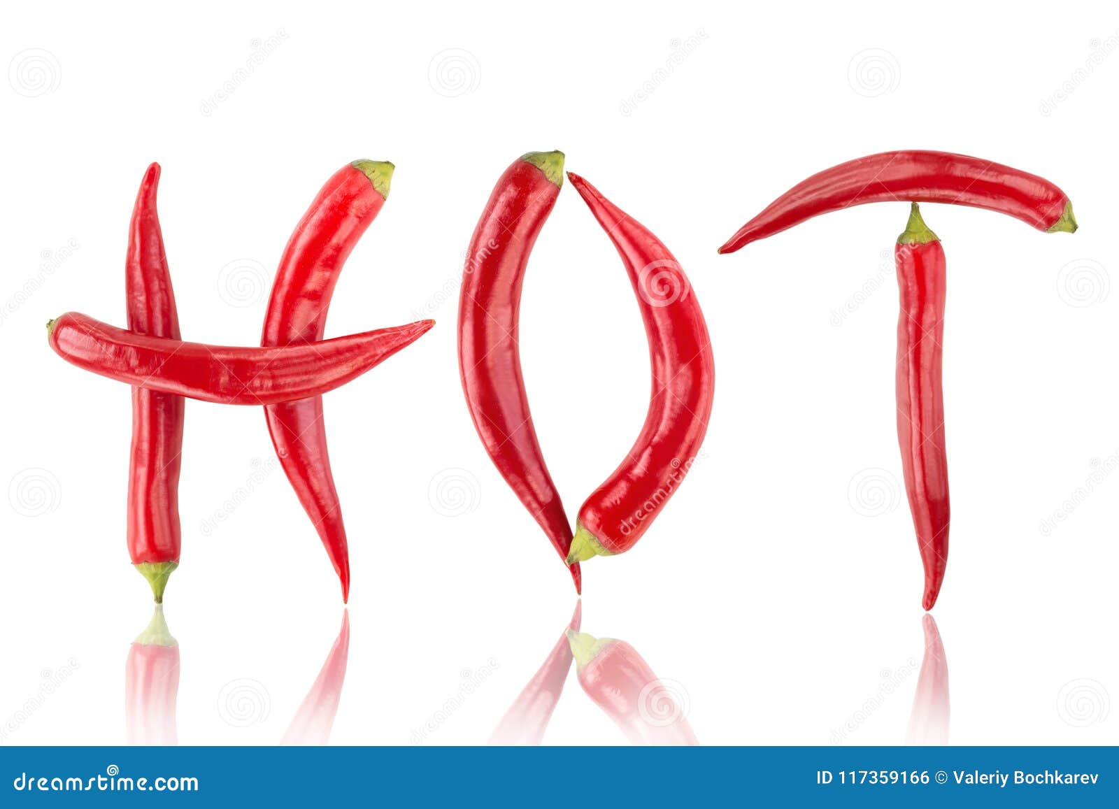 Red Hot Chilli Peppers Spelling the Word Stock Photo Image of fresh