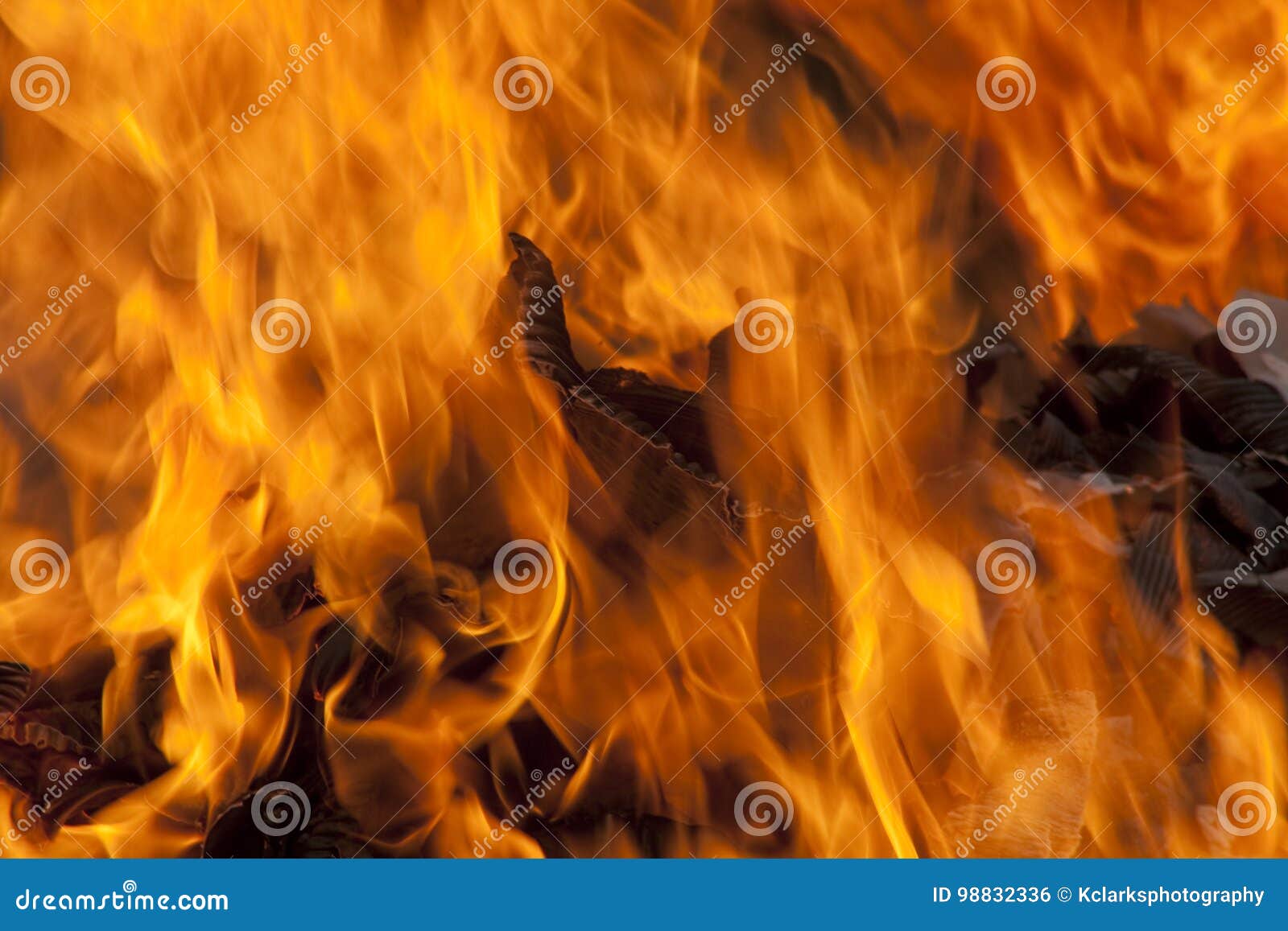 Red Hot Flames of Fire stock photo. Image of heat, burning 98832336