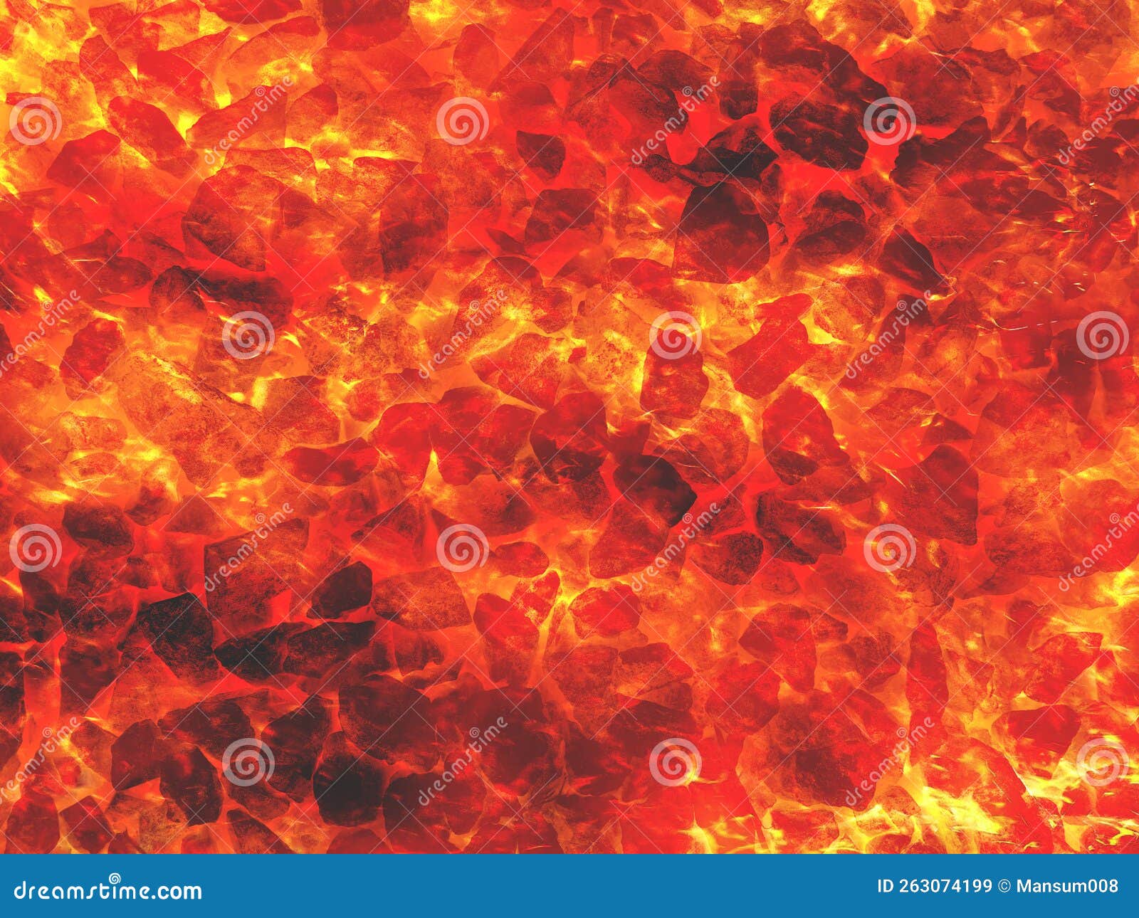 Hot Lava Pattern Background Stock Illustration Illustration of