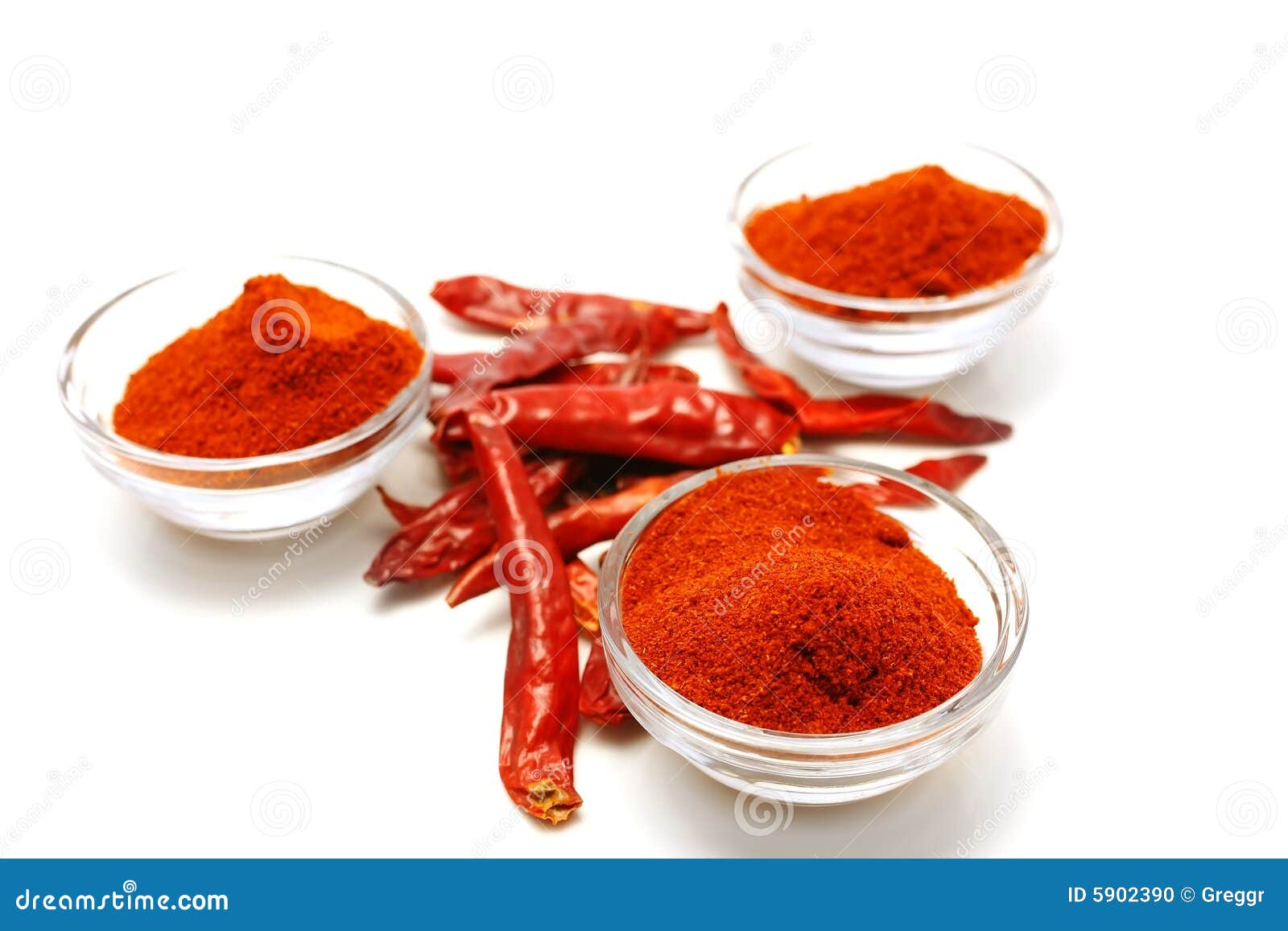 Red hot pepper and paprika stock photo. Image of spice 5902390