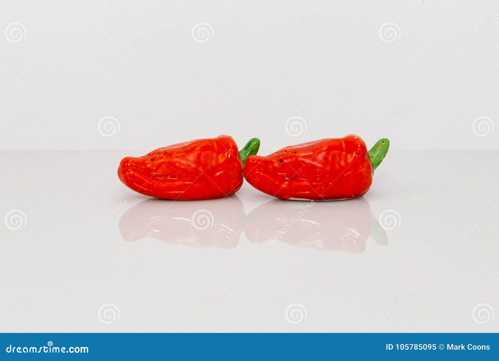 Red Hot Peppers Salt and Pepper Shakers Stock Image Image of salt, novelty 105785095