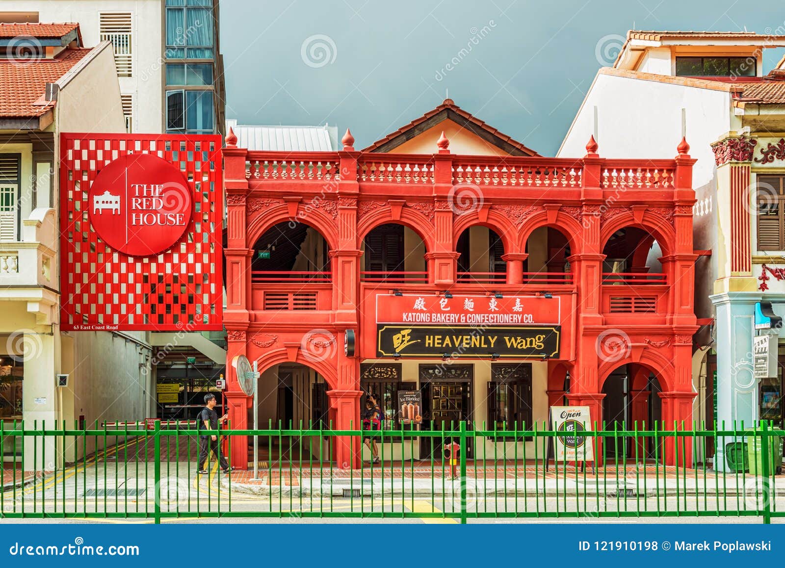 The Red House Old Colonial Building at Square Singapor Editorial Stock Photo - Image of roof, landmark: