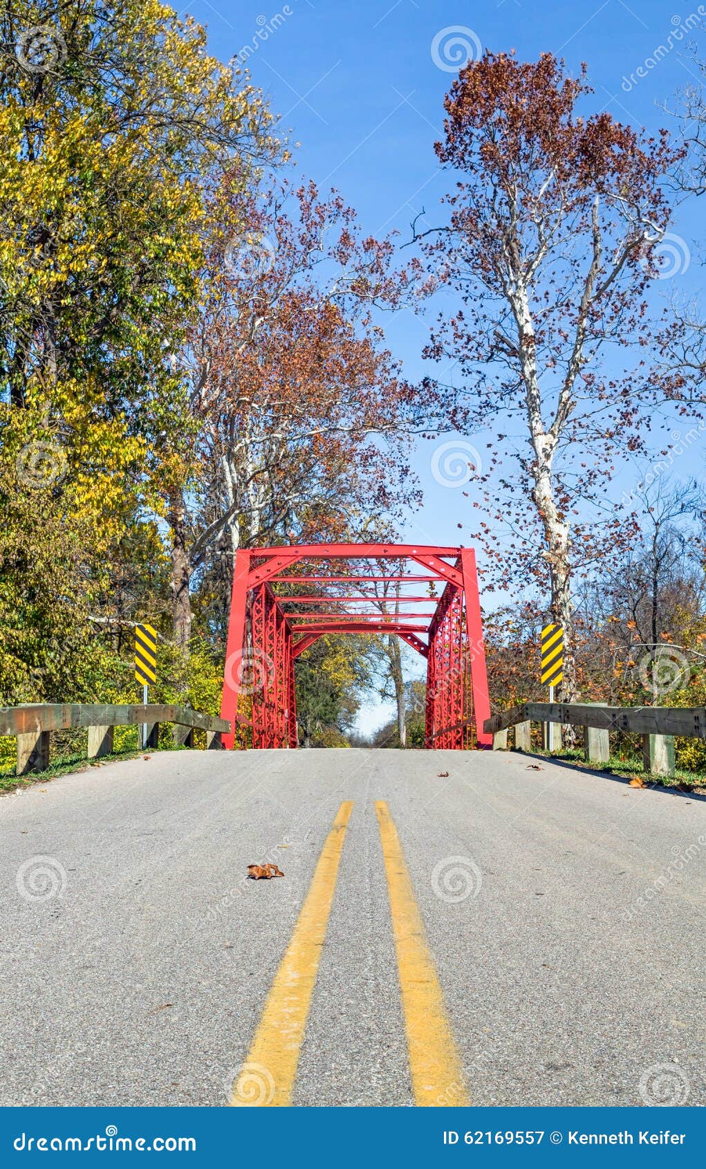 red iron bridge