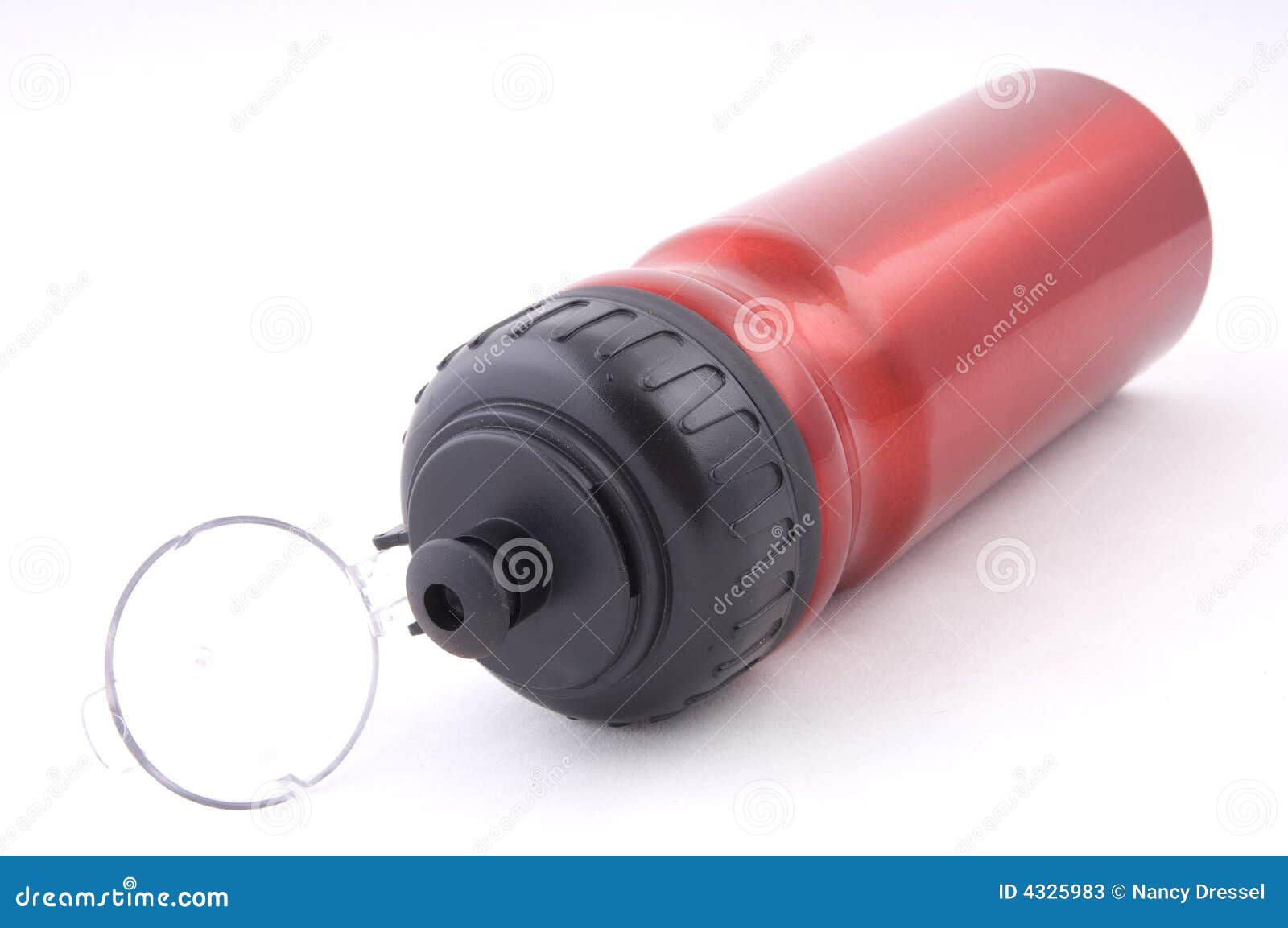 red isolation bottle