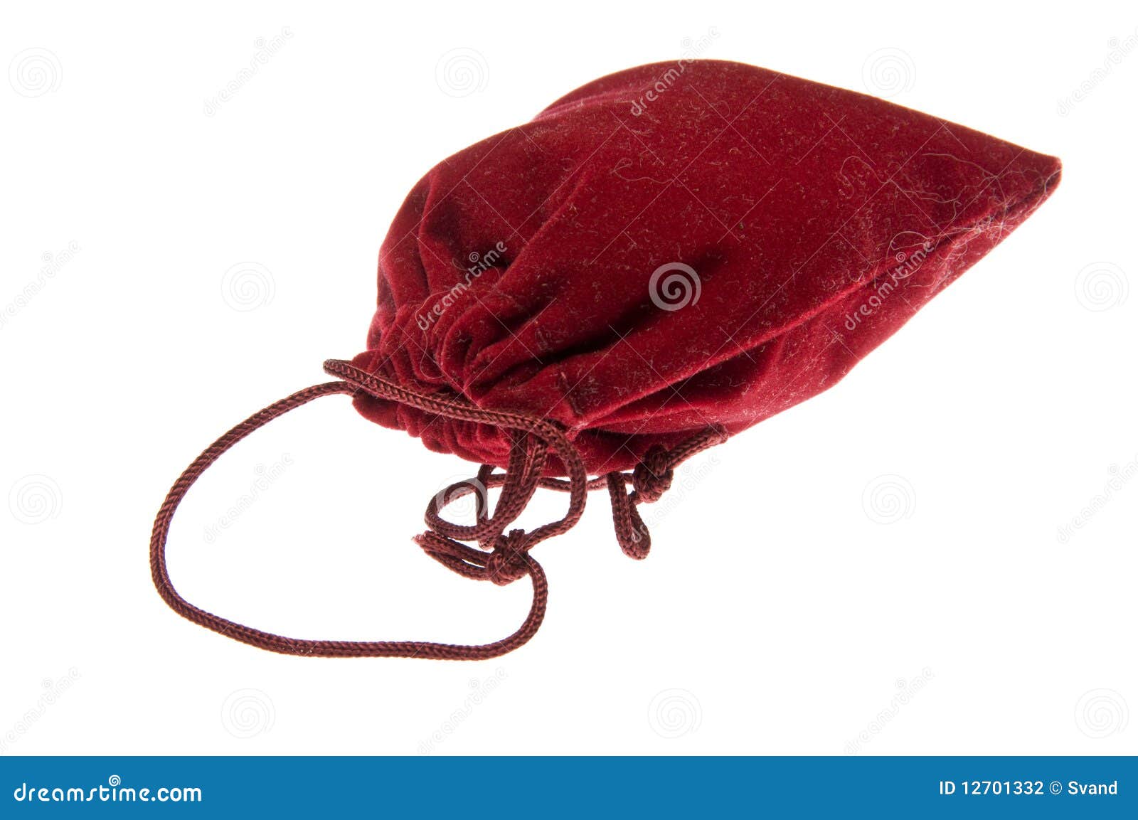 Red jewelry bag stock photo. Image of gift, sack, cord 12701332