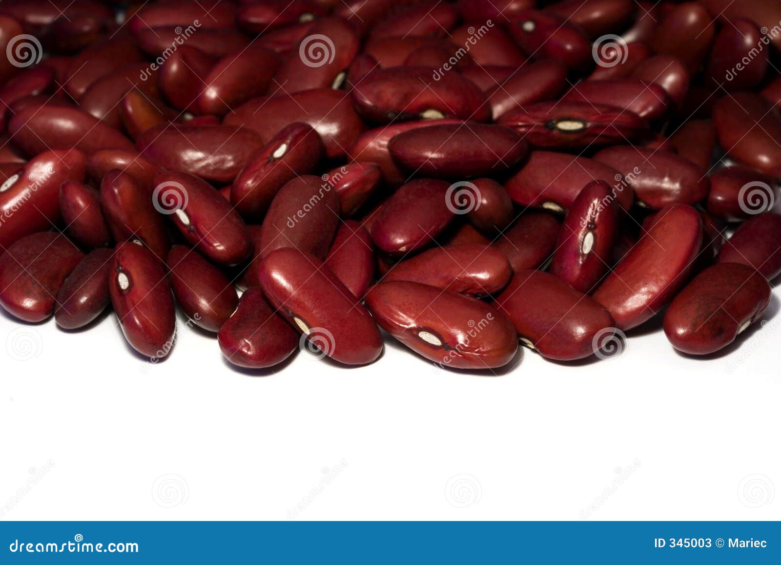Kidney Beans. White Kidney Beans With Red Spots In The Hands Of Grandmother And Little Girl, In