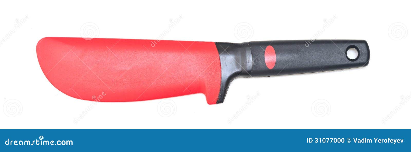 Red kitchen knife stock photo. Image of closeup, chef 31077000