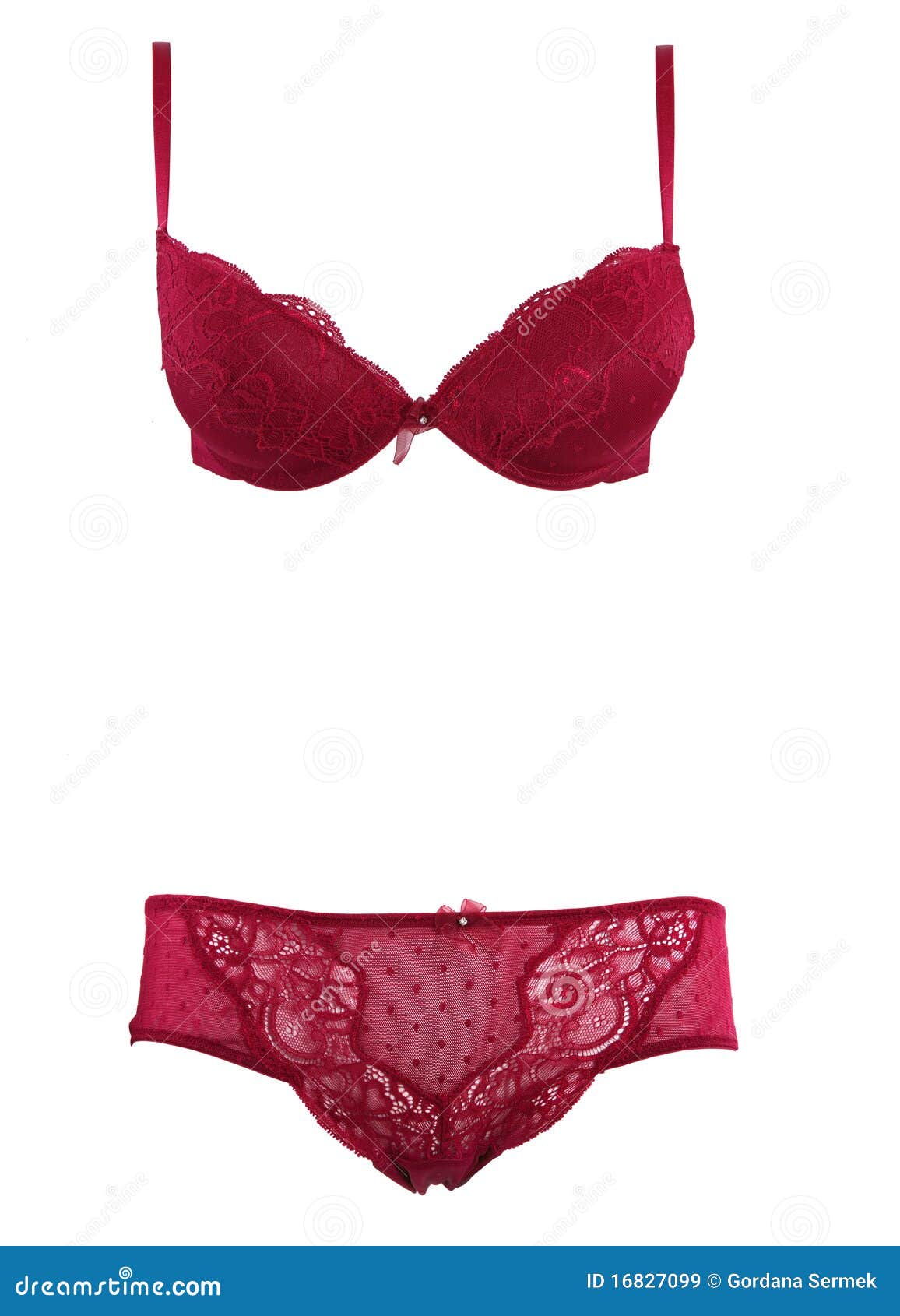 Red lace bra and panties stock image. Image of lace, linen 16827099