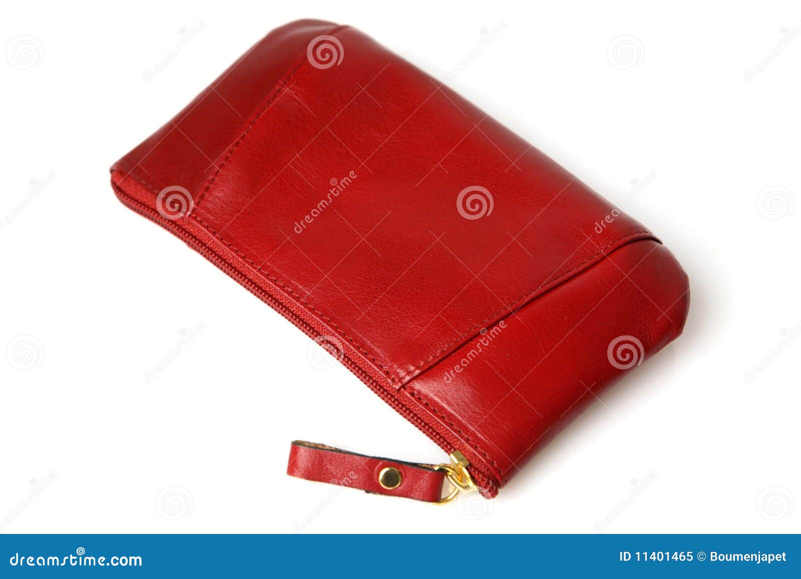Red Leather Women Purse stock image. Image of leather 11401465