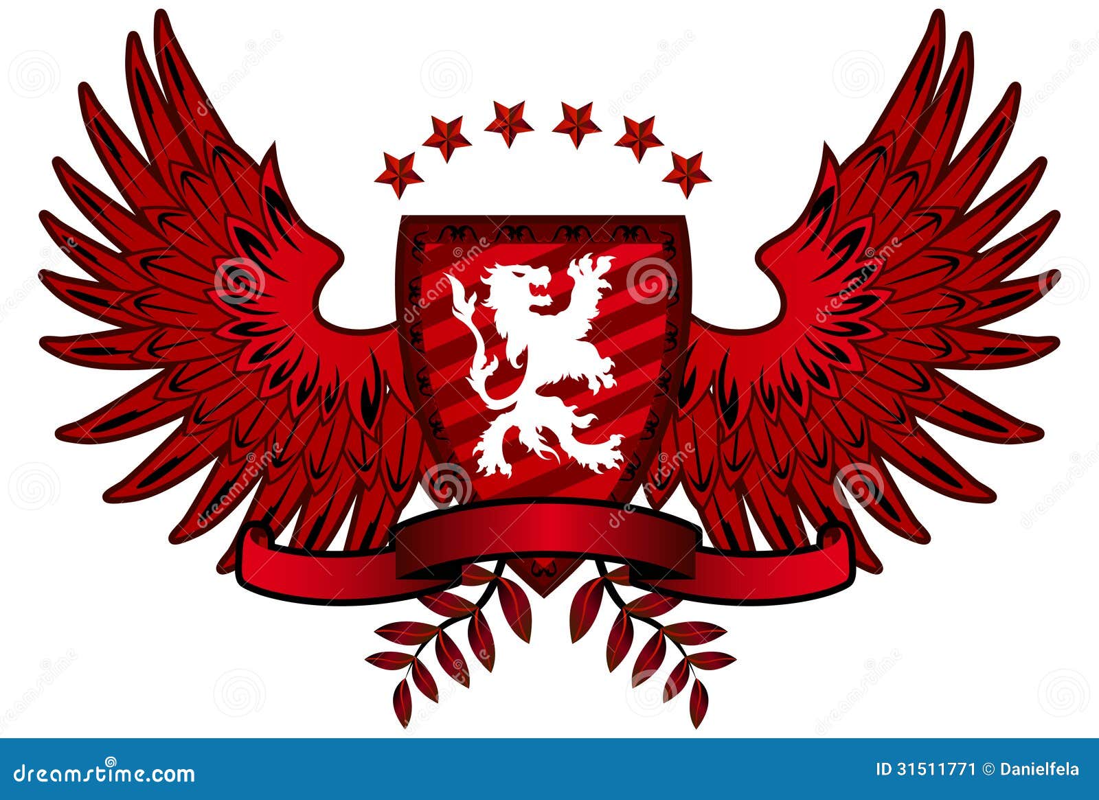 Red Lion Shield stock vector. Illustration of christianity - 31511771