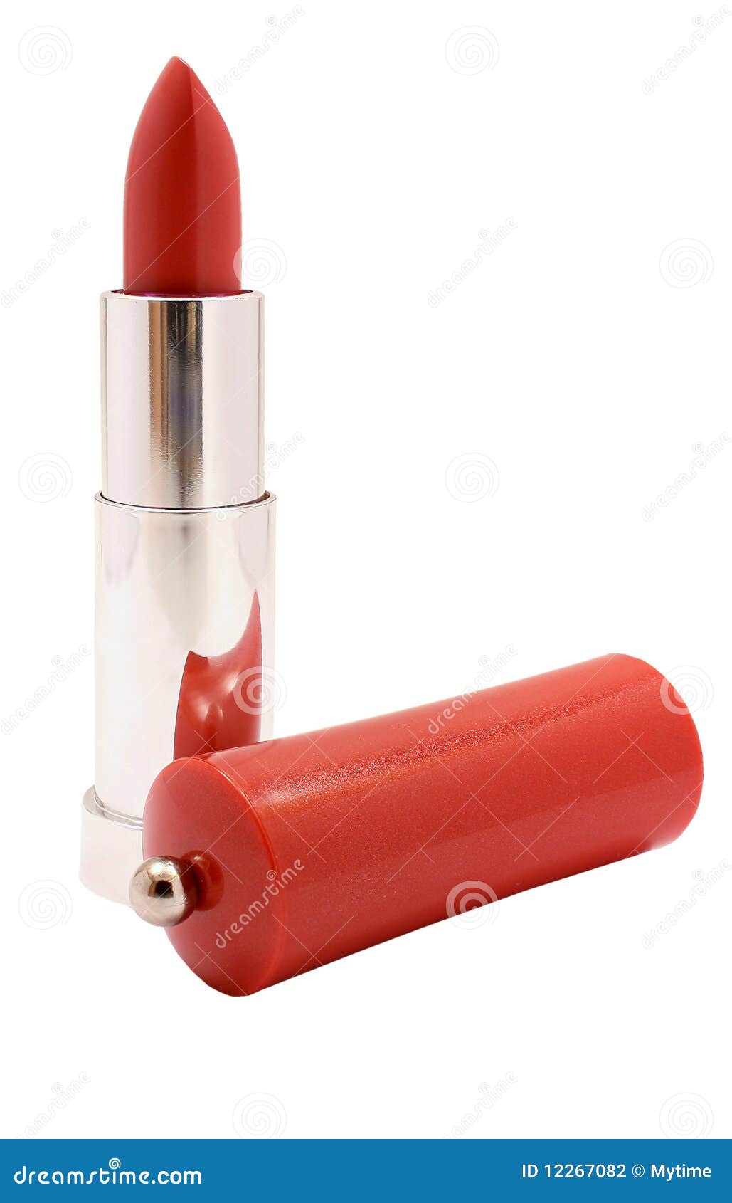 Red lipstick stock photo. Image of white, cosmetic, female 12267082