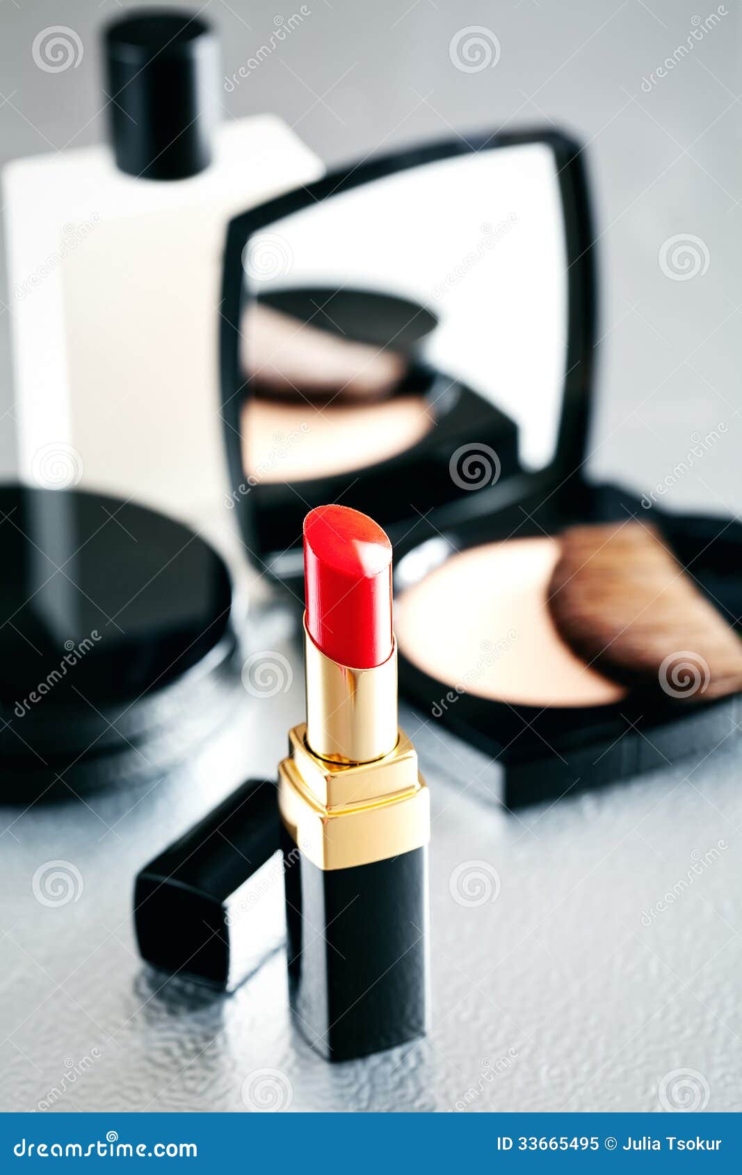 Red lipstick stock image. Image of beauty, cosmetics 33665495