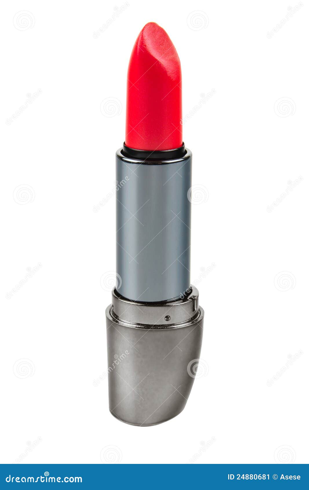 Red lipstick on white stock image. Image of beautiful 24880681