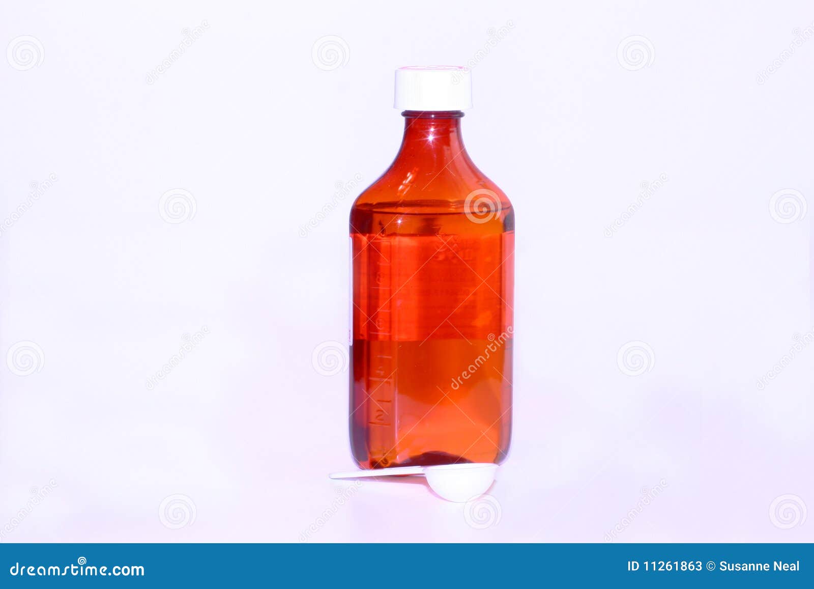 Red Liquid Medicine and Spoon Stock Image Image of doctor, proof