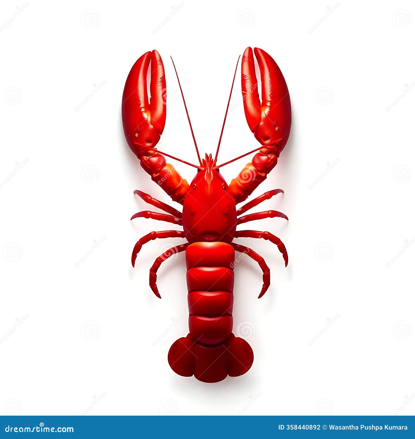 the red lobster editable  artwork