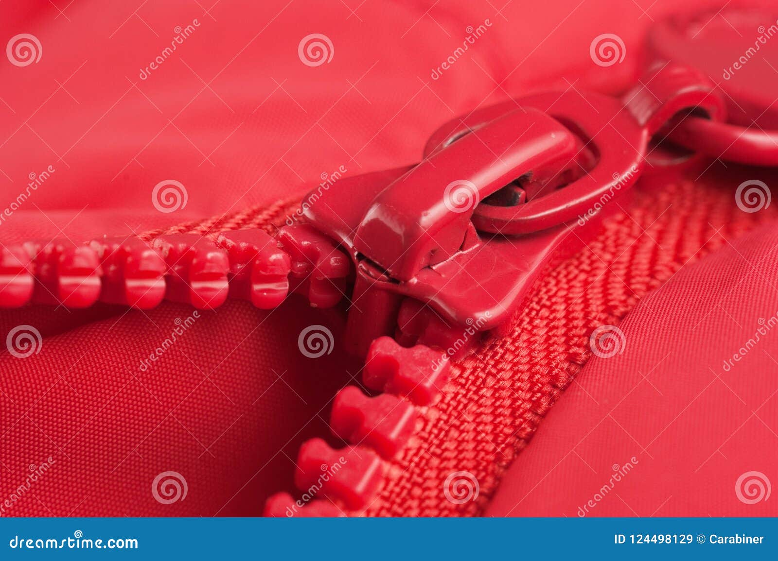 Locking zipper stock image. Image of clothing, seam - 124498129