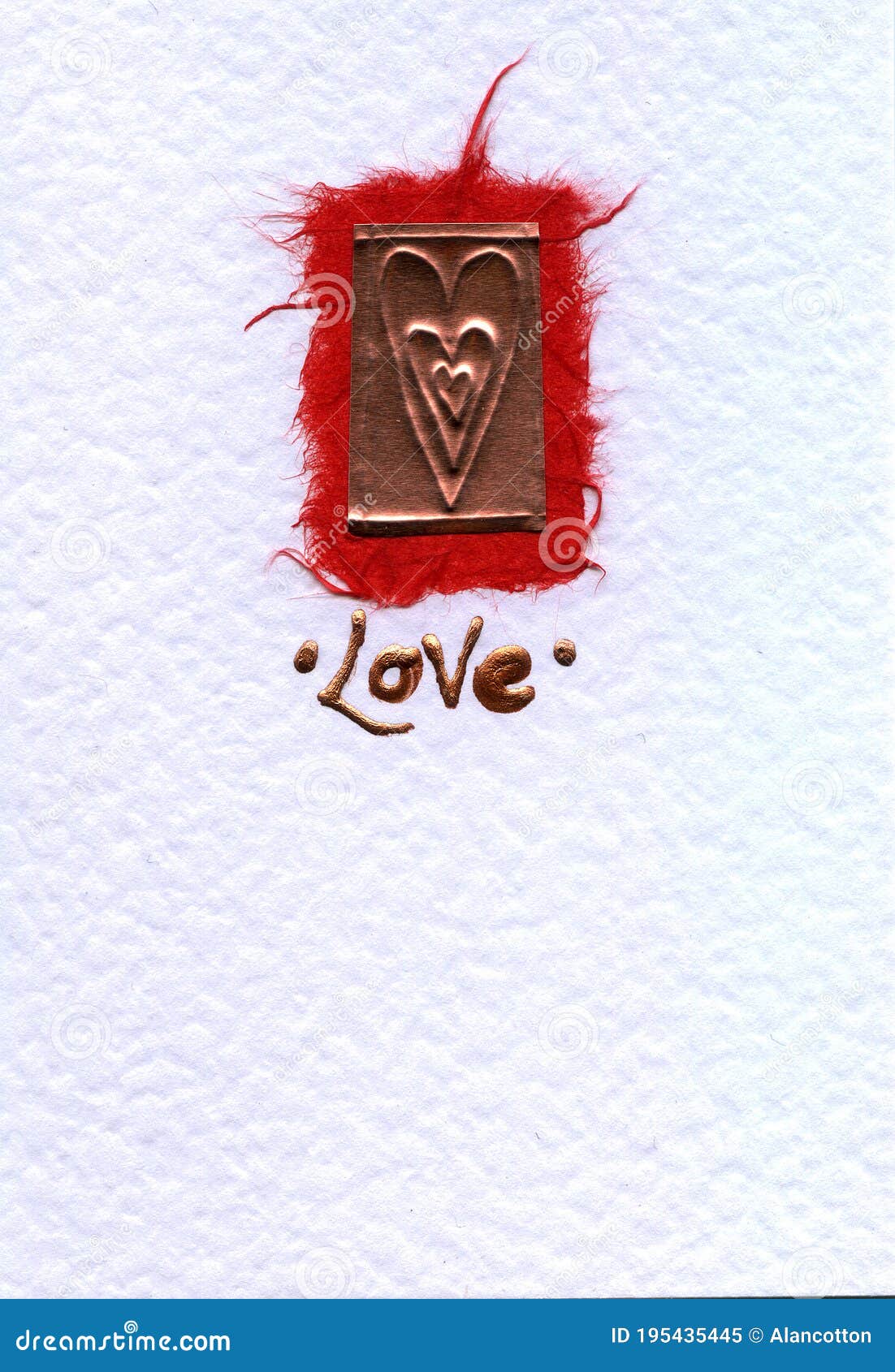 Red Love Card stock illustration. Illustration of birthday 195435445