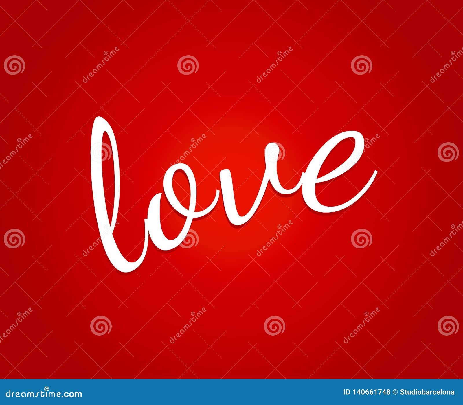 Red love card stock vector. Illustration of card, shape 140661748