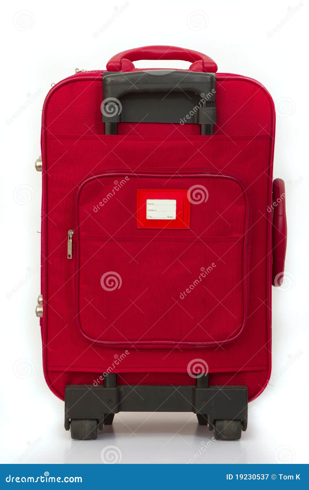 Red luggage stock image. Image of wheel, object, accessory 19230537