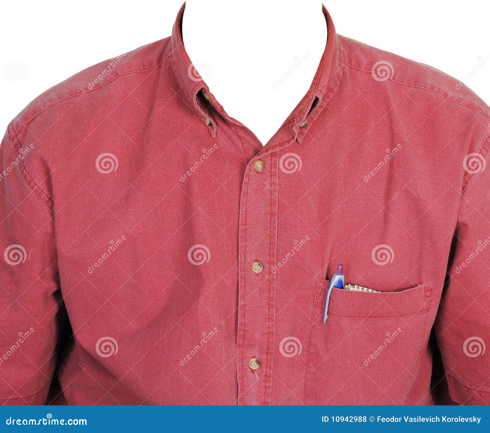 Red man s shirt. stock photo. Image of white, structure - 10942988