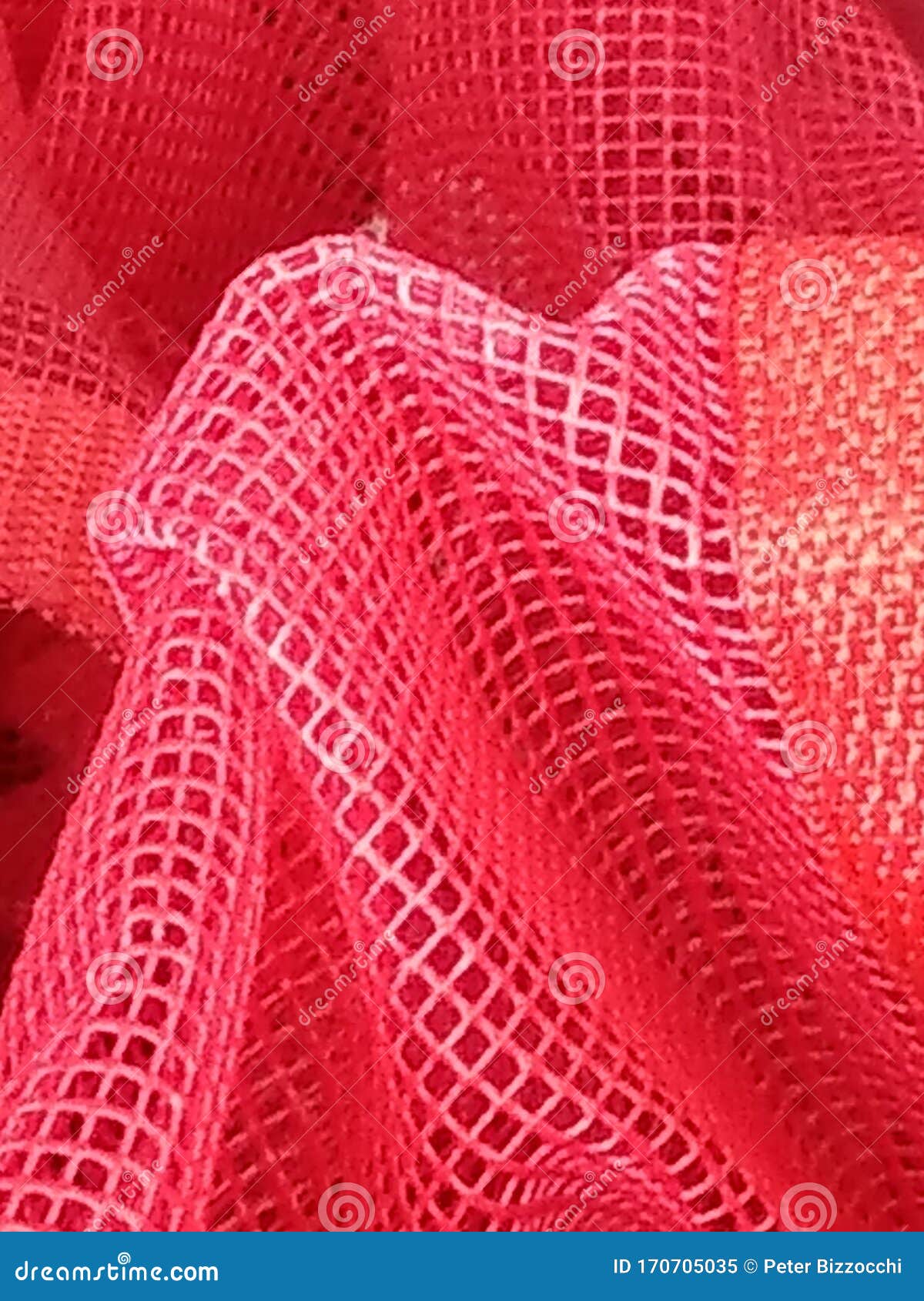 Red Mesh Netting Fabric Colorful Stock Image - Image of netting, mesh:  170705035