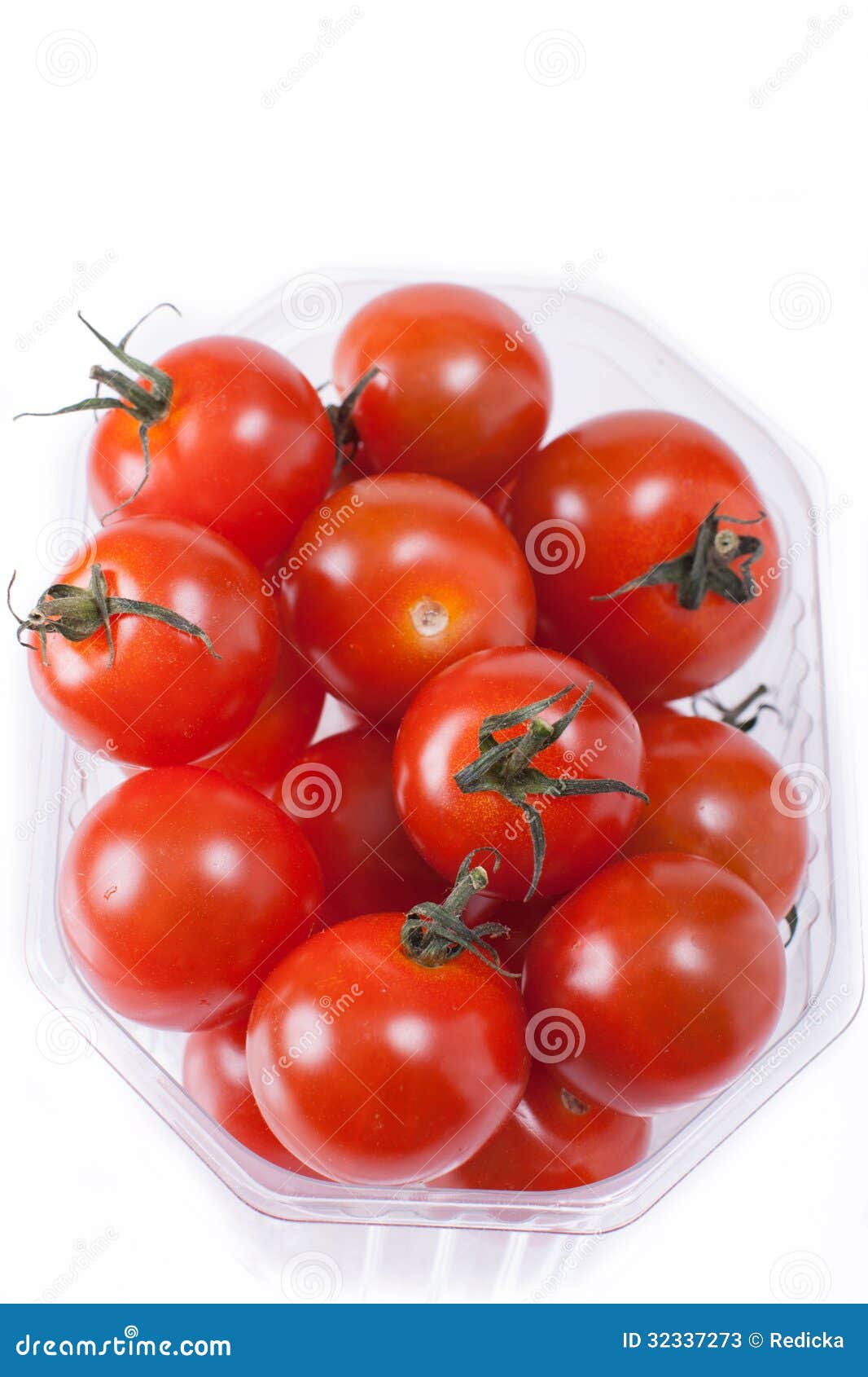 Red Mini Tomatoes in Packaging Stock Image Image of colorful, natural 32337273