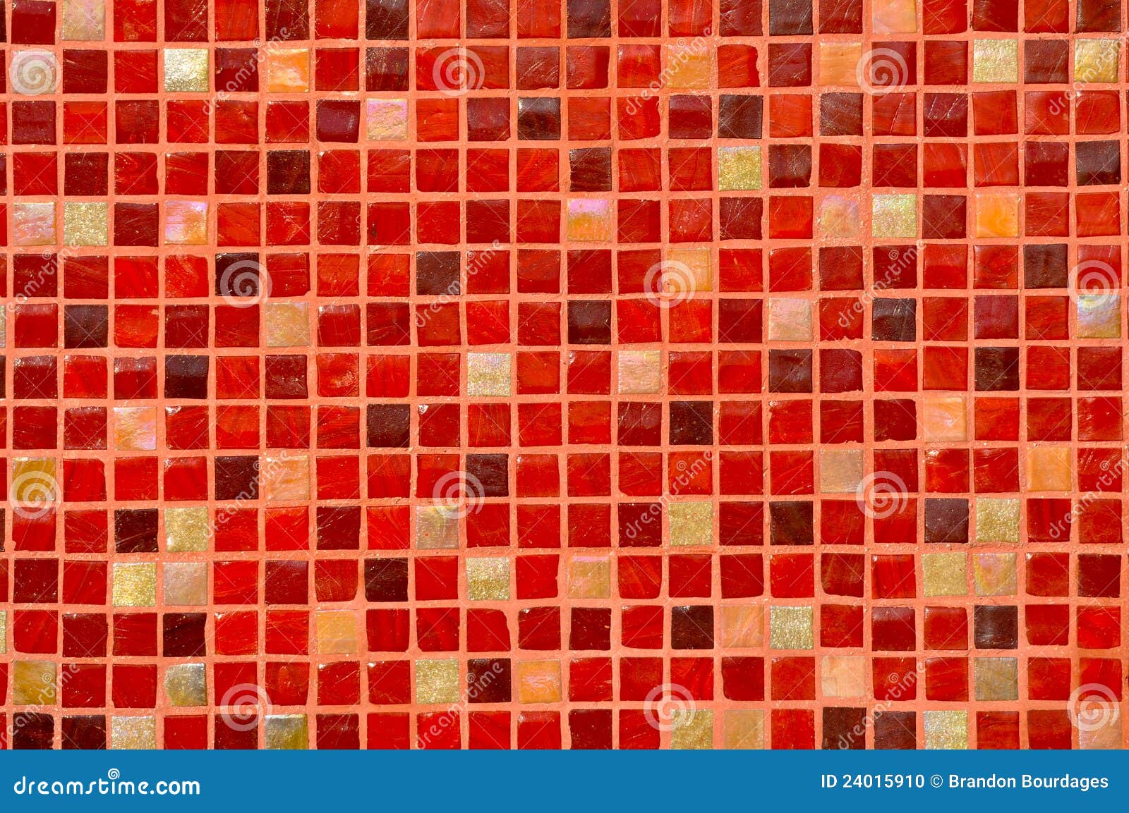 Red Mosaic Tile Background stock photo. Image of decor 24015910